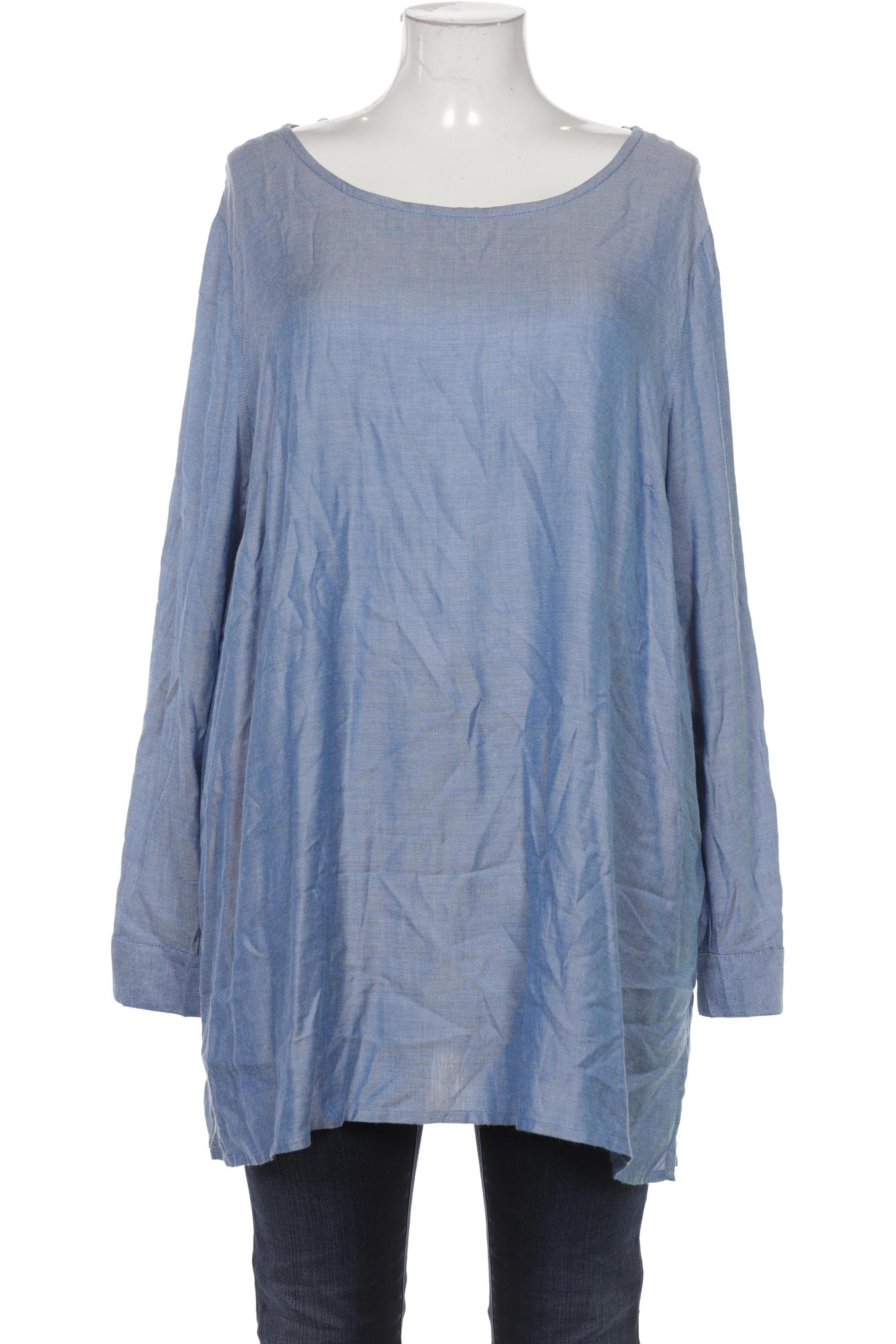 

sheego Damen Bluse, blau, Gr. 48