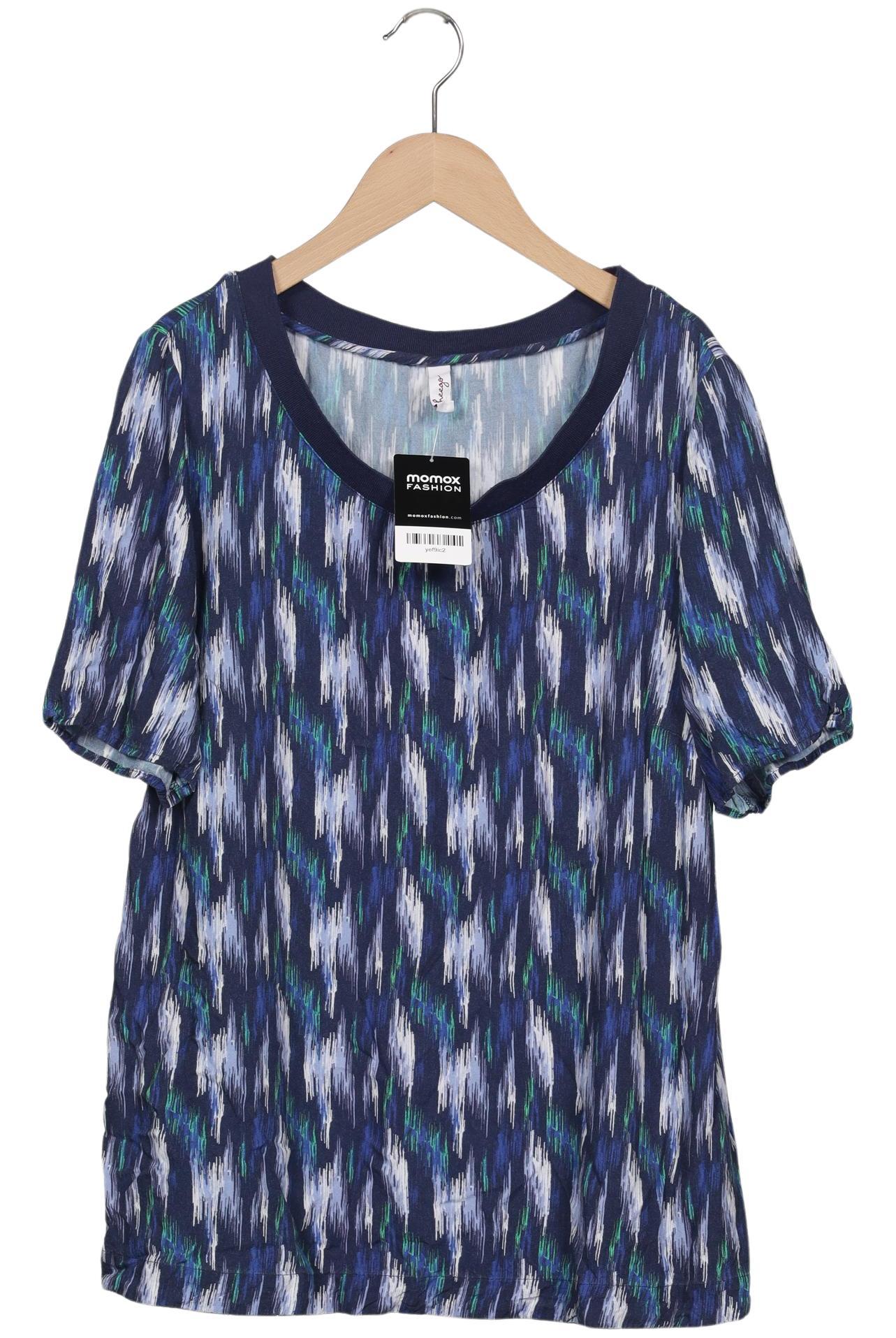 

sheego Damen Bluse, marineblau, Gr. 42