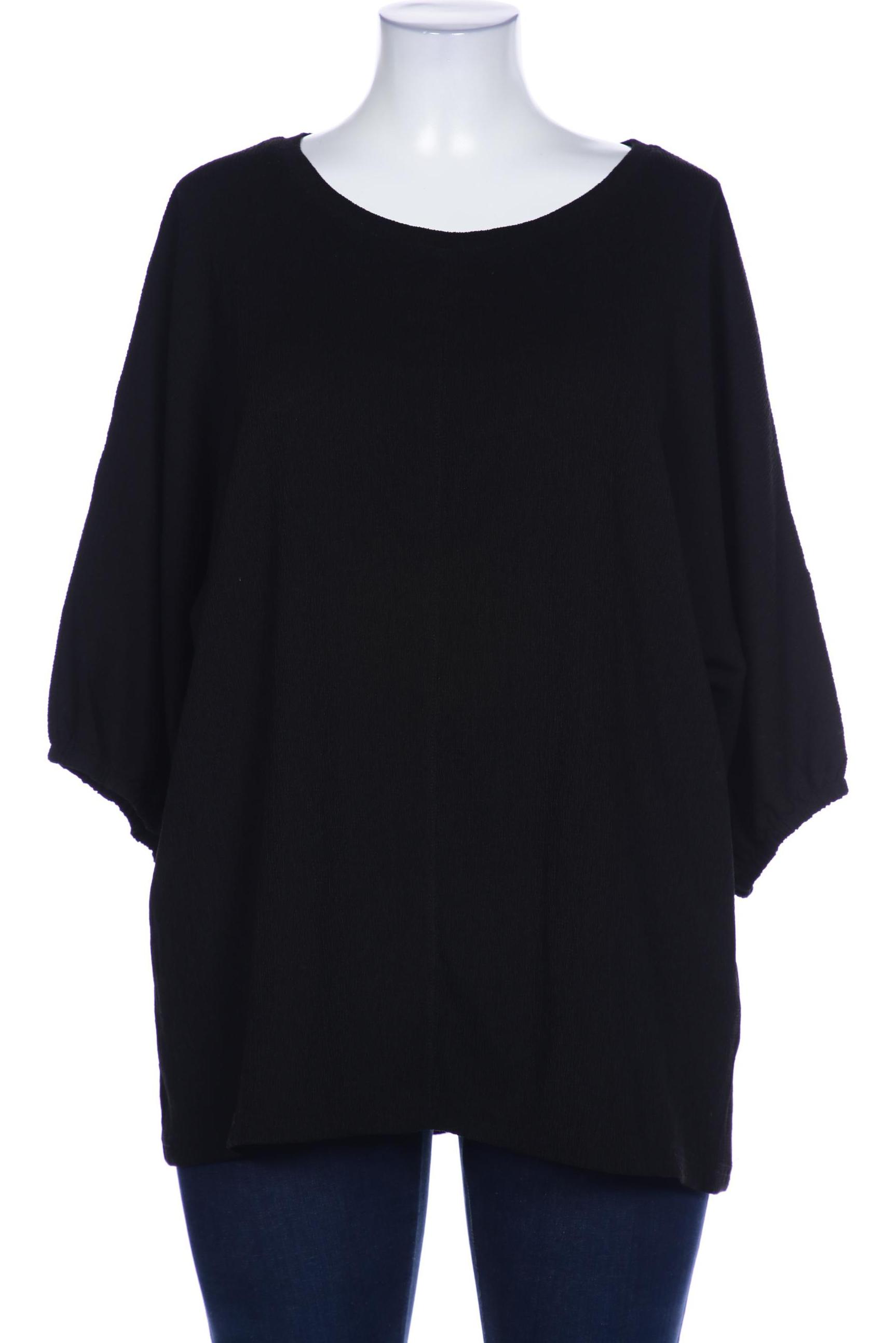 

sheego Damen Bluse, schwarz
