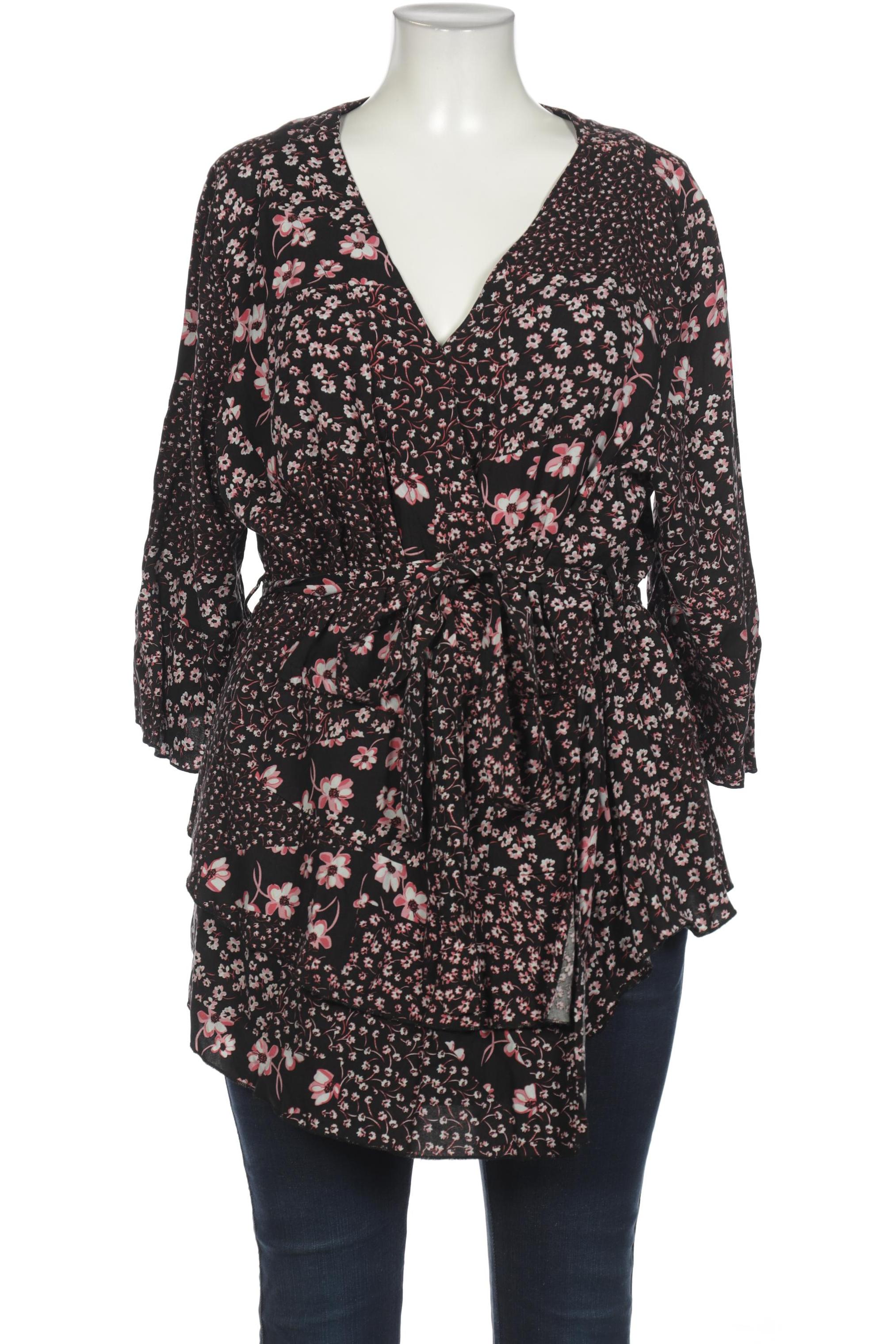 

sheego Damen Bluse, schwarz