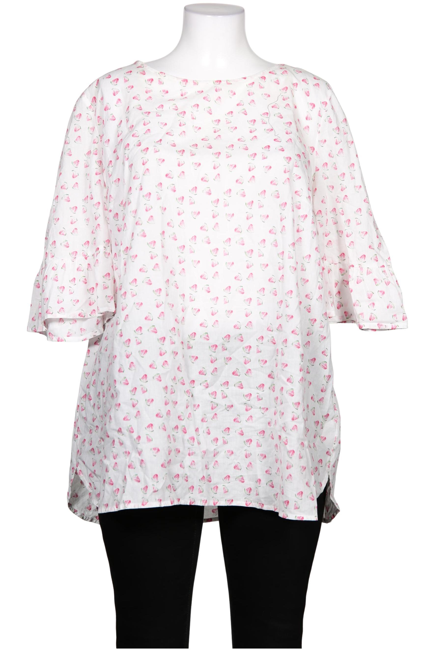 

sheego Damen Bluse, weiß, Gr. 48