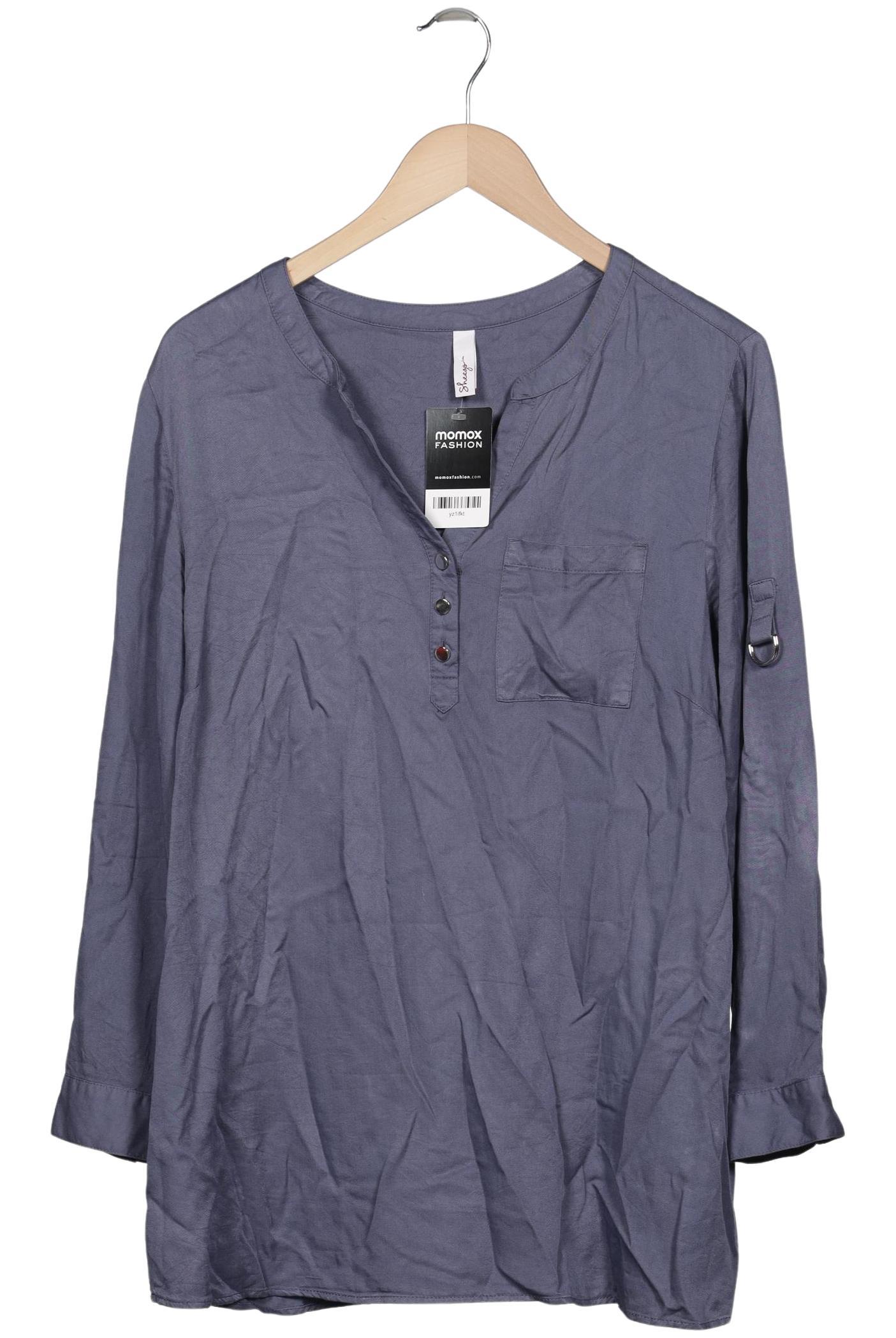 

sheego Damen Bluse, marineblau, Gr. 44