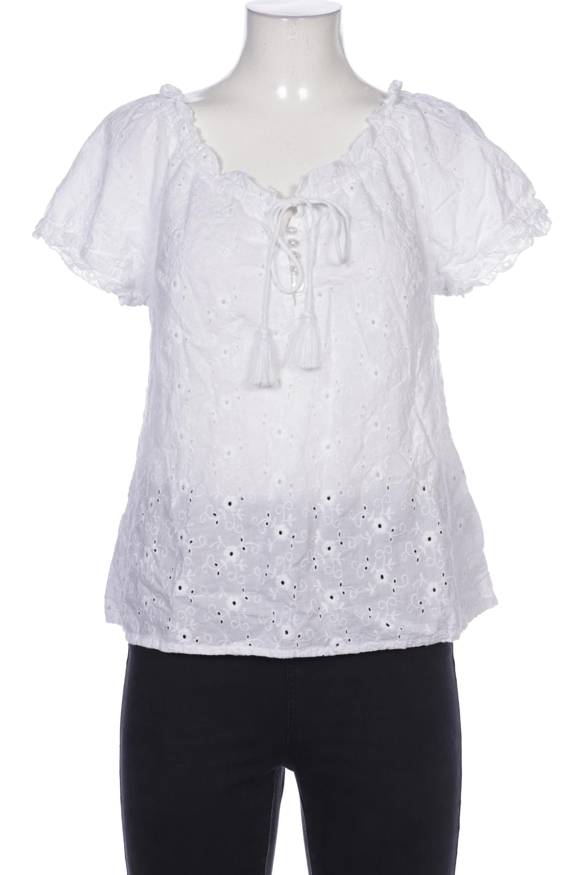 

sheego Damen Bluse, weiß, Gr. 40