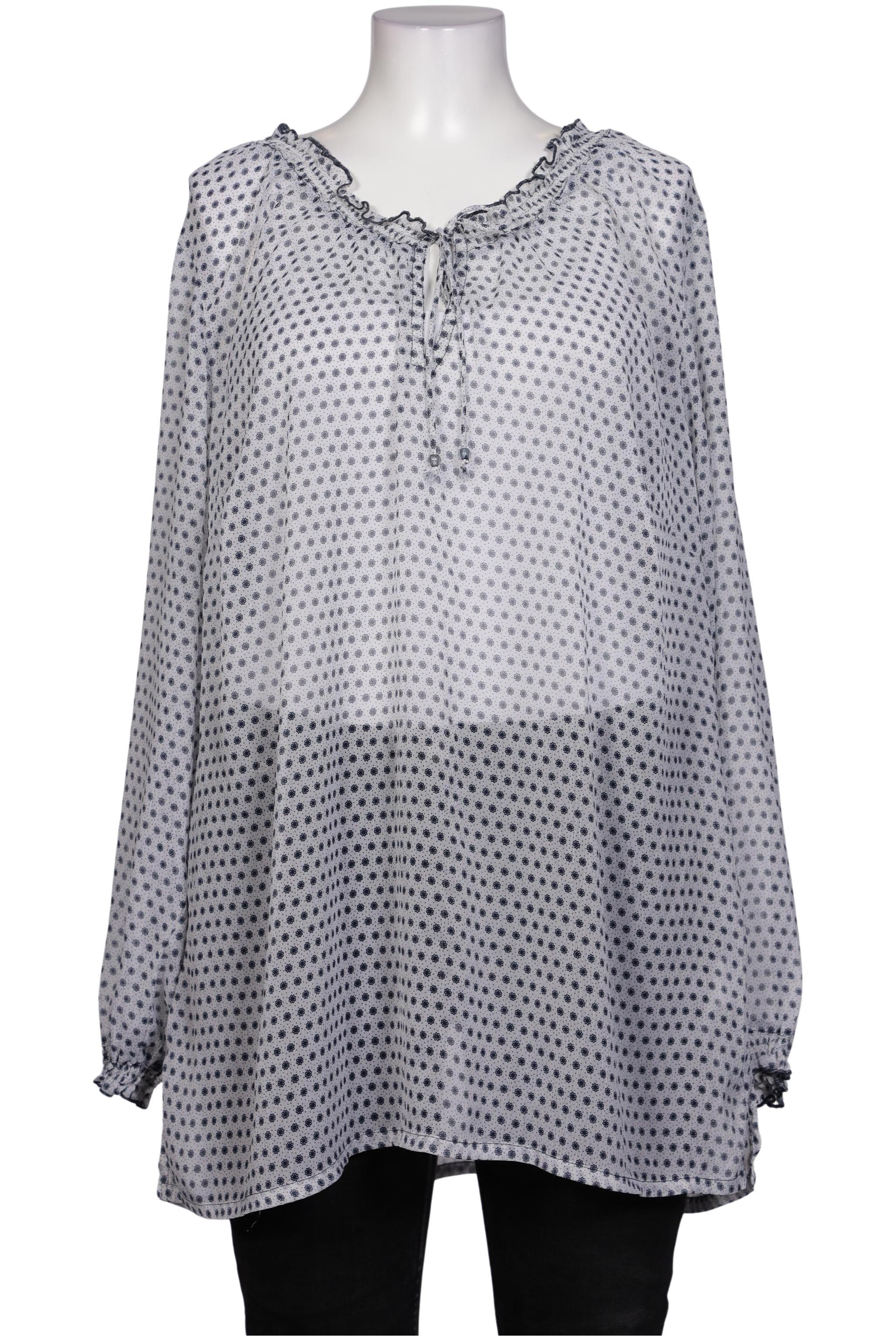 

sheego Damen Bluse, weiß, Gr. 52