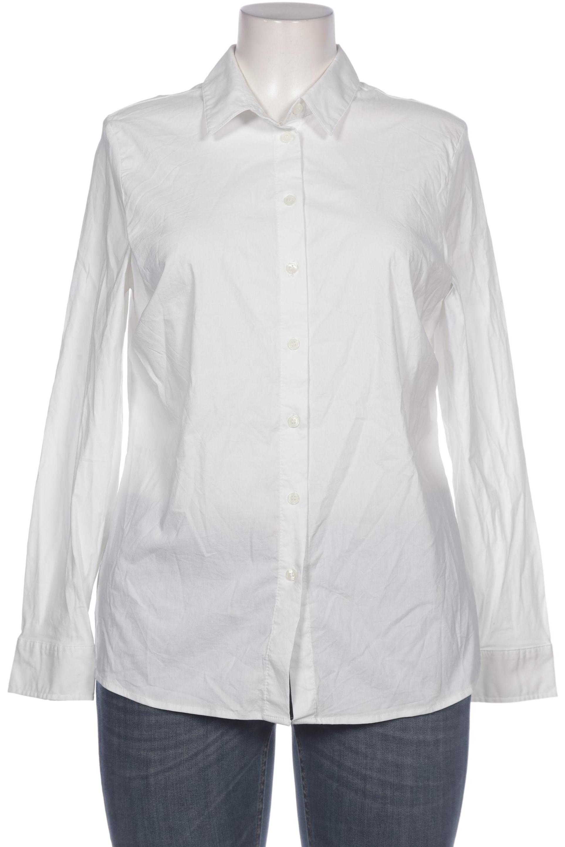 

sheego Damen Bluse, weiß, Gr. 44