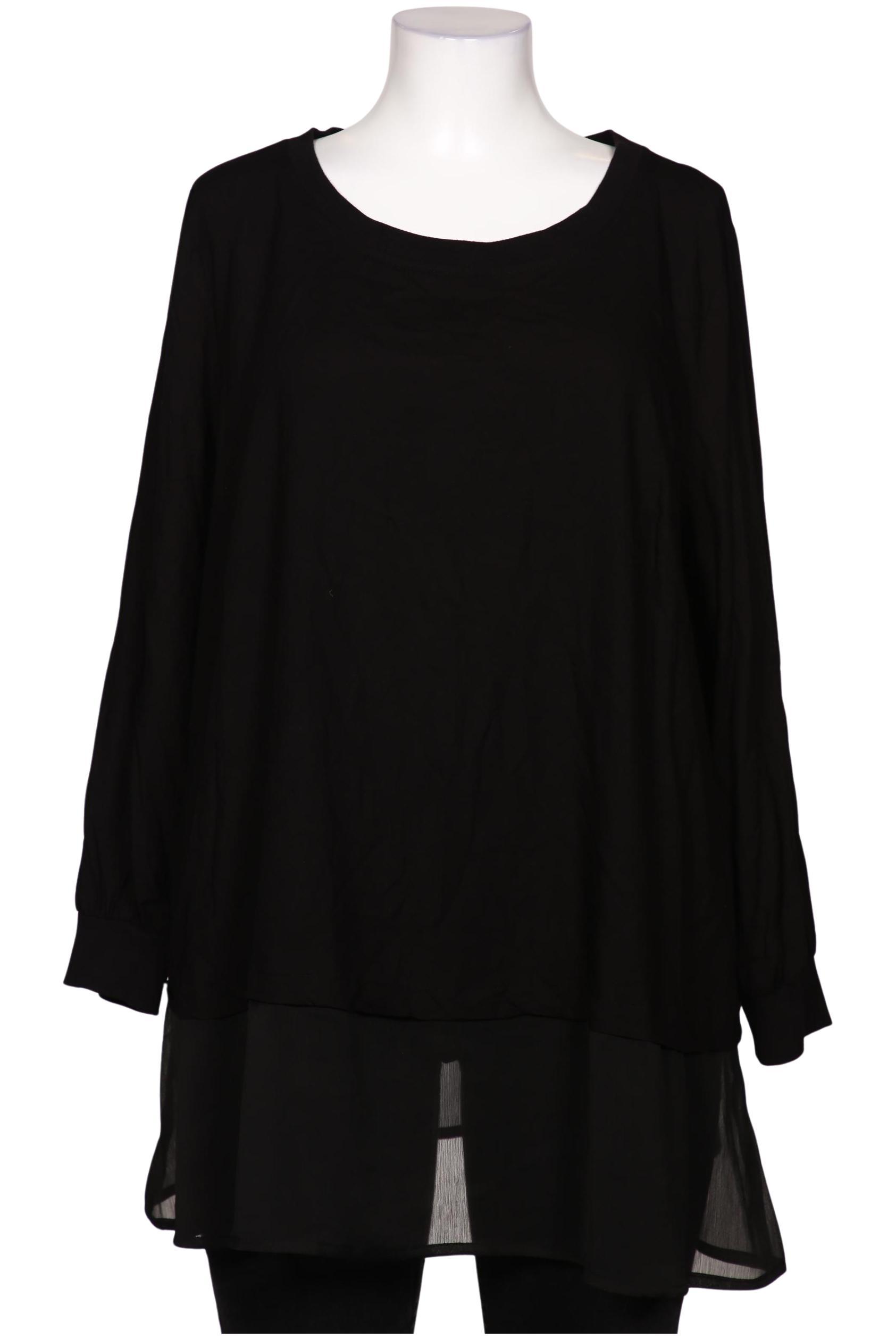 

sheego Damen Bluse, schwarz, Gr. 52
