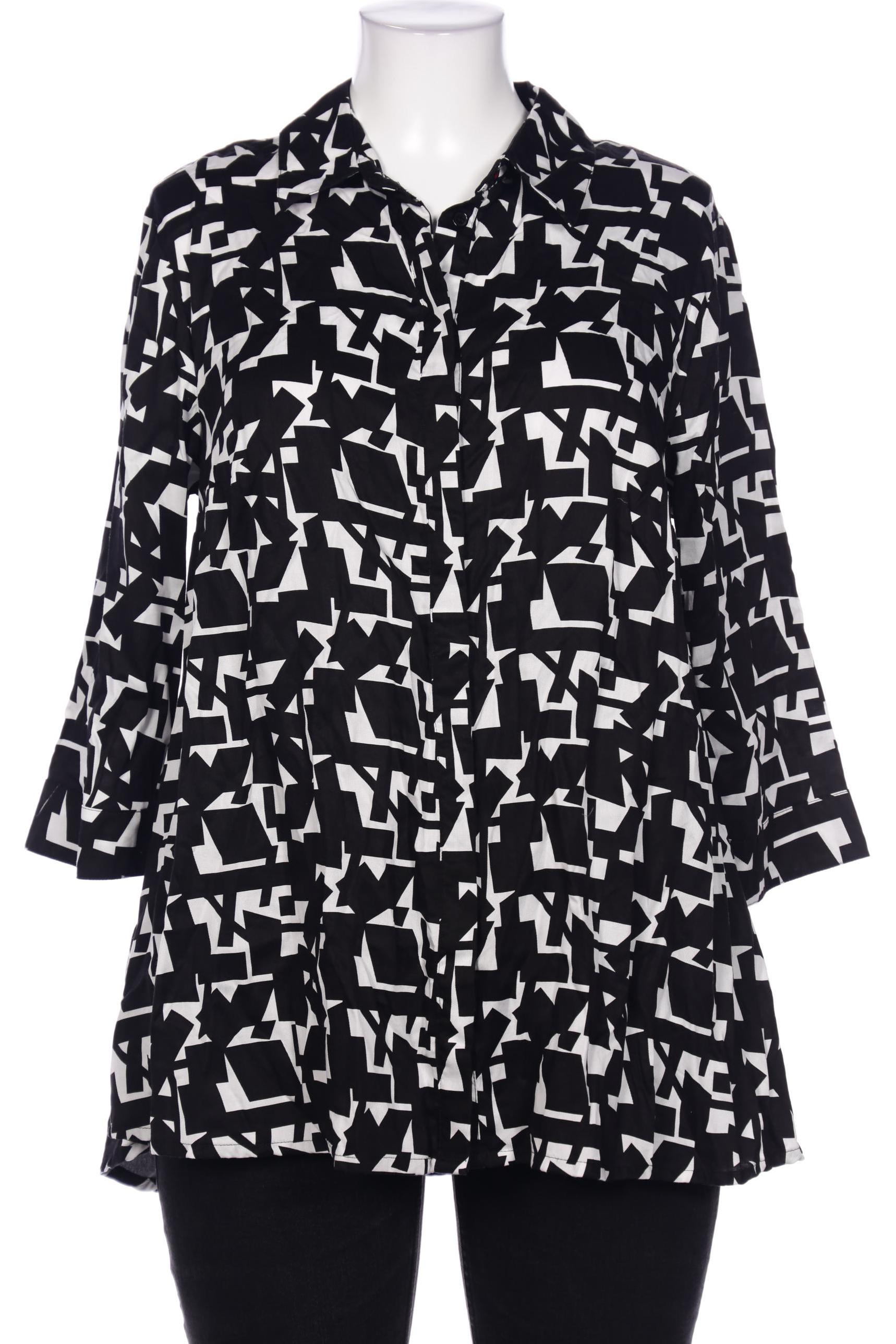

sheego Damen Bluse, schwarz, Gr. 44