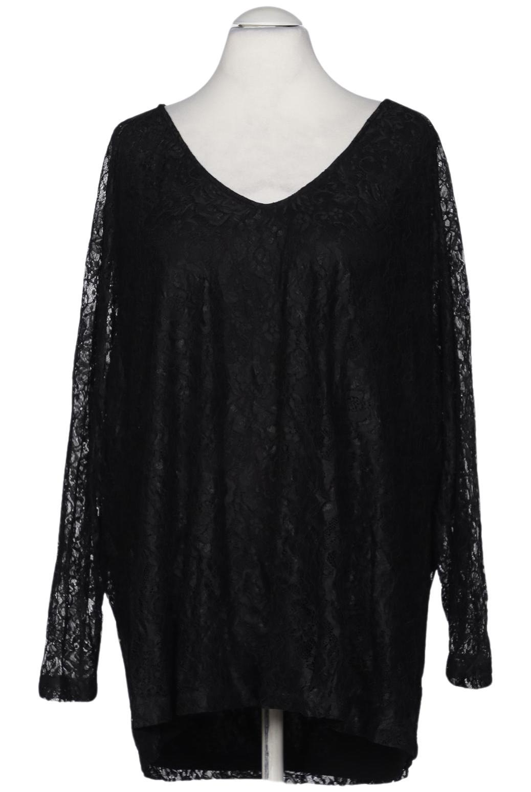 

sheego Damen Bluse, schwarz, Gr. 56