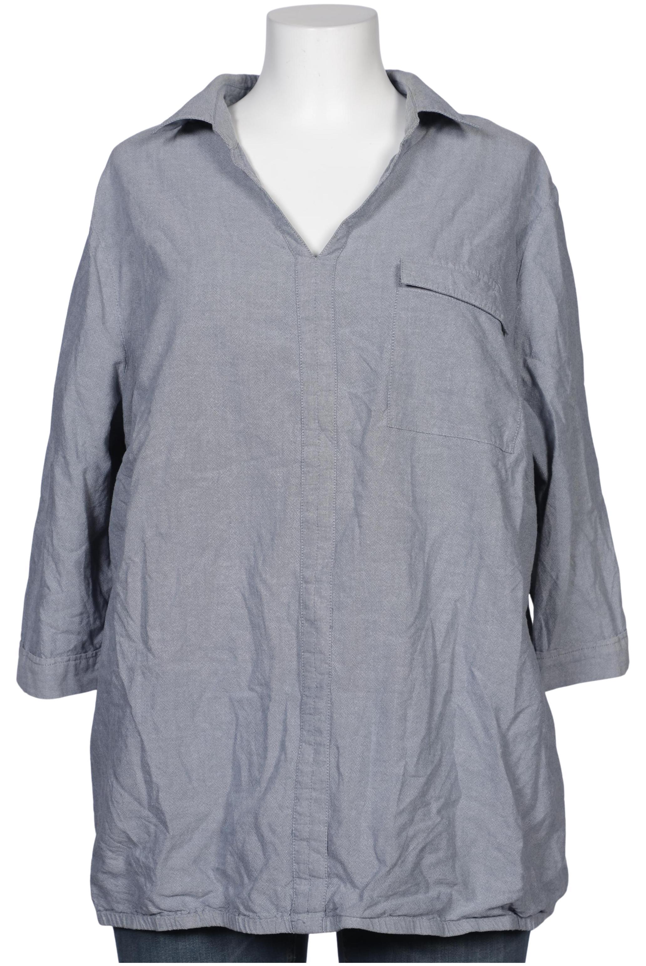 

sheego Damen Bluse, grau, Gr. 54