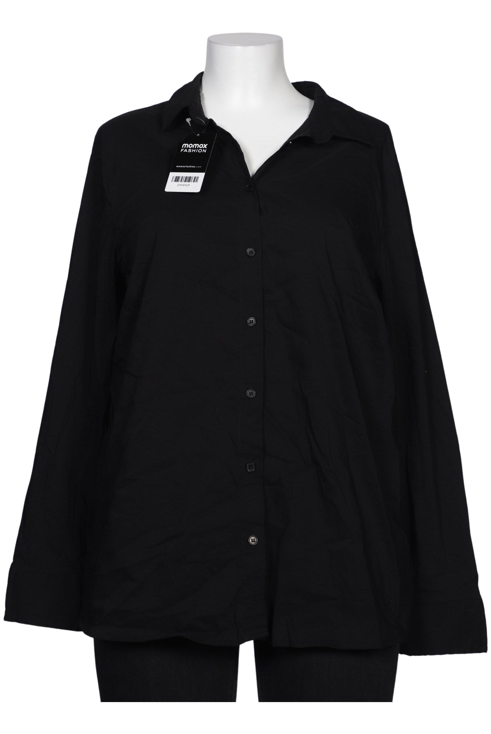 

sheego Damen Bluse, schwarz, Gr. 48