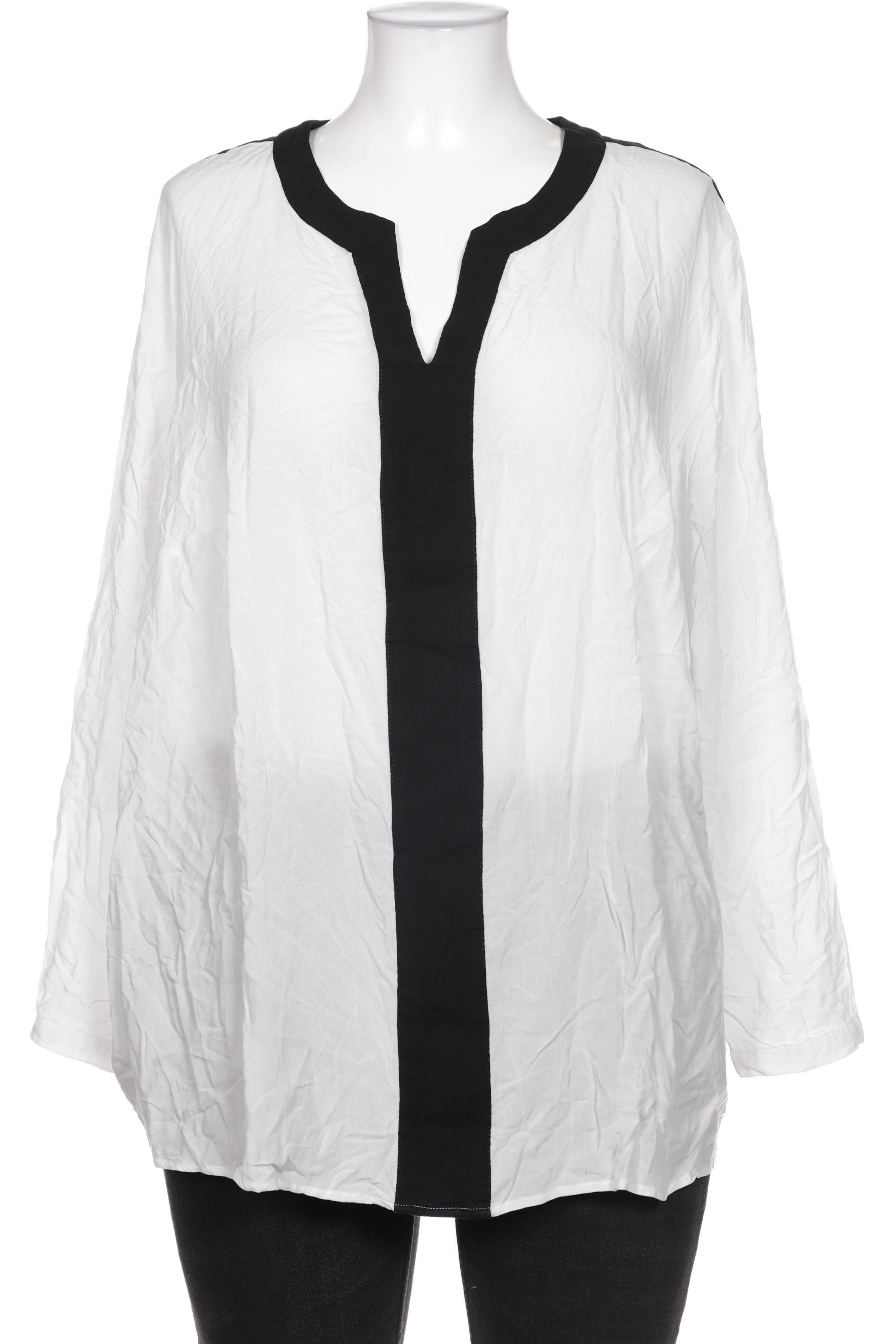 

sheego Damen Bluse, weiß, Gr. 52