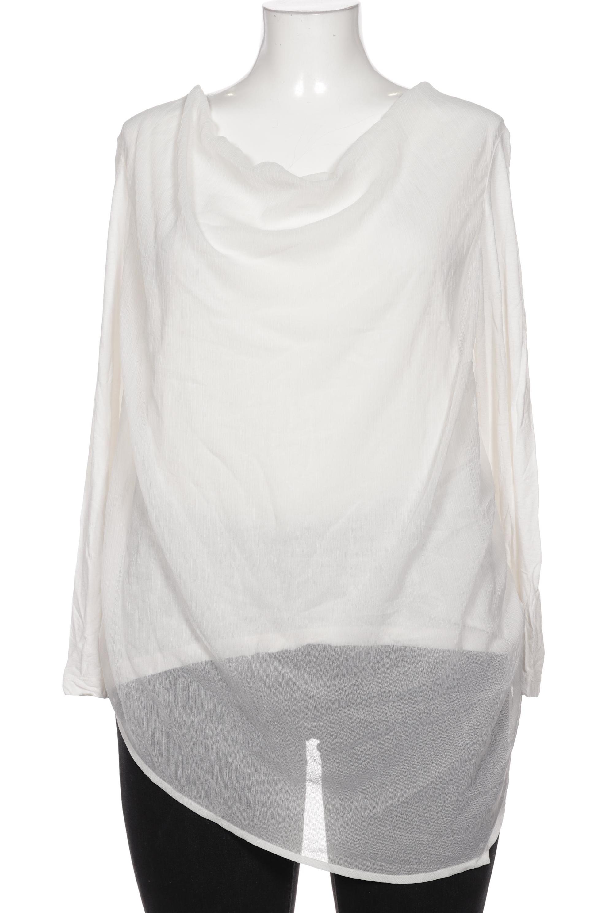 

sheego Damen Bluse, weiß