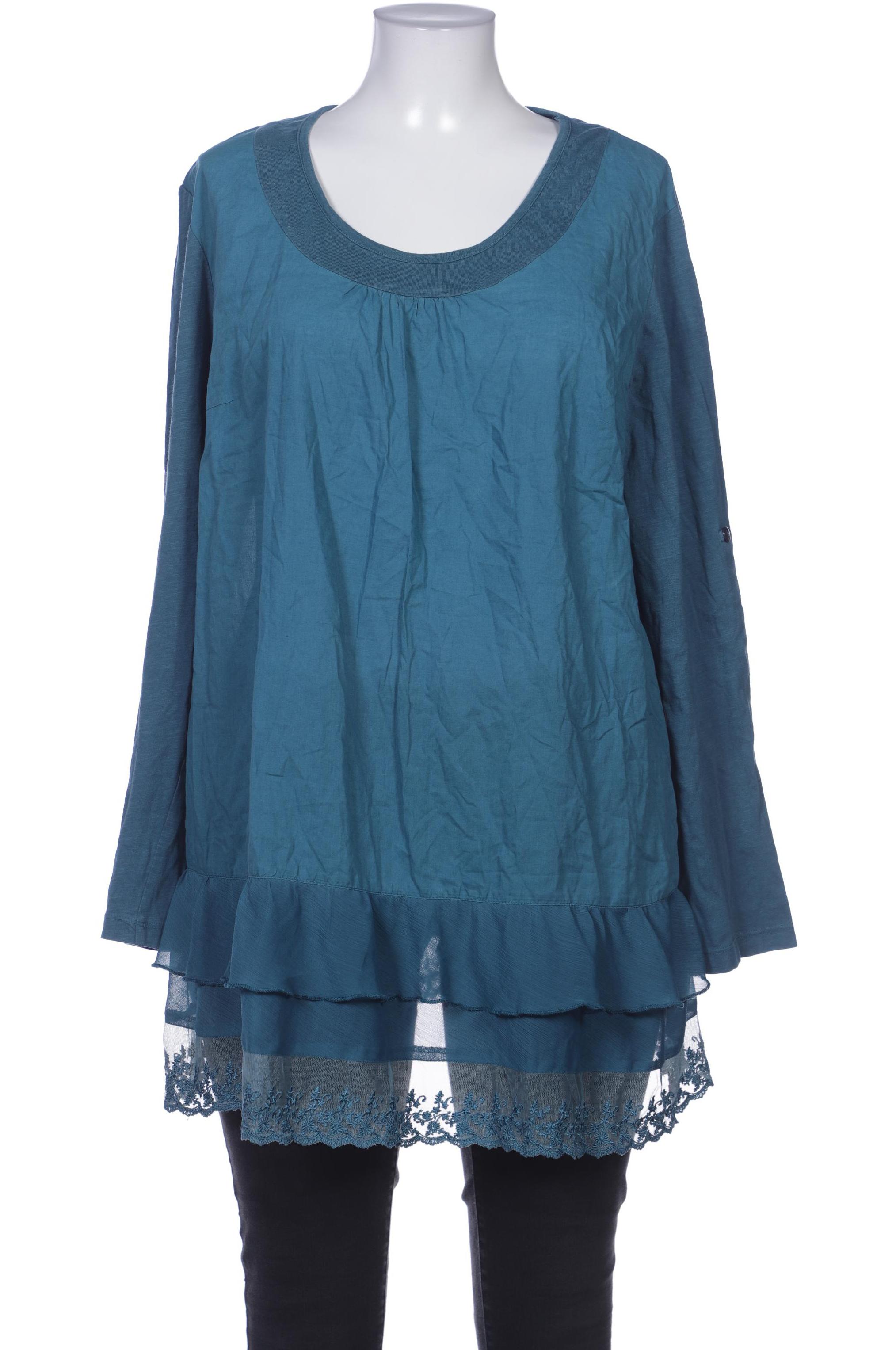 

sheego Damen Bluse, blau, Gr. 44