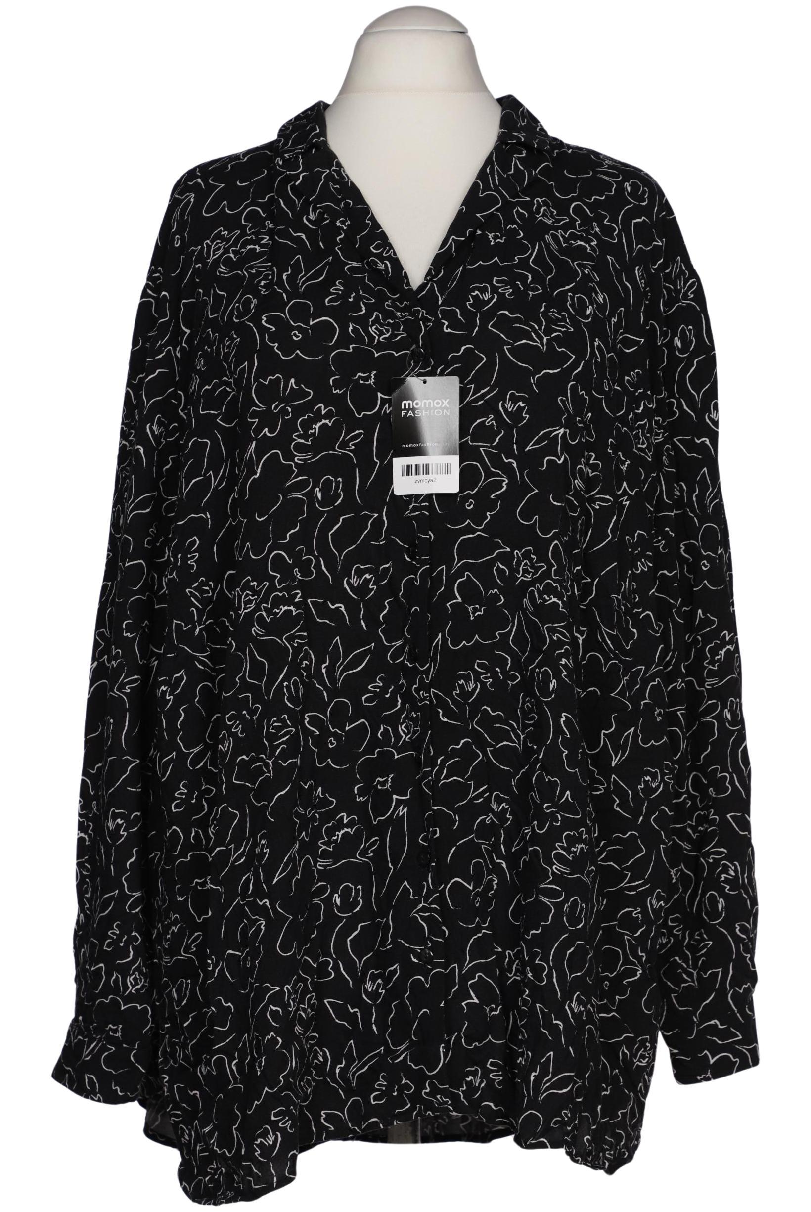 

sheego Damen Bluse, schwarz, Gr. 56