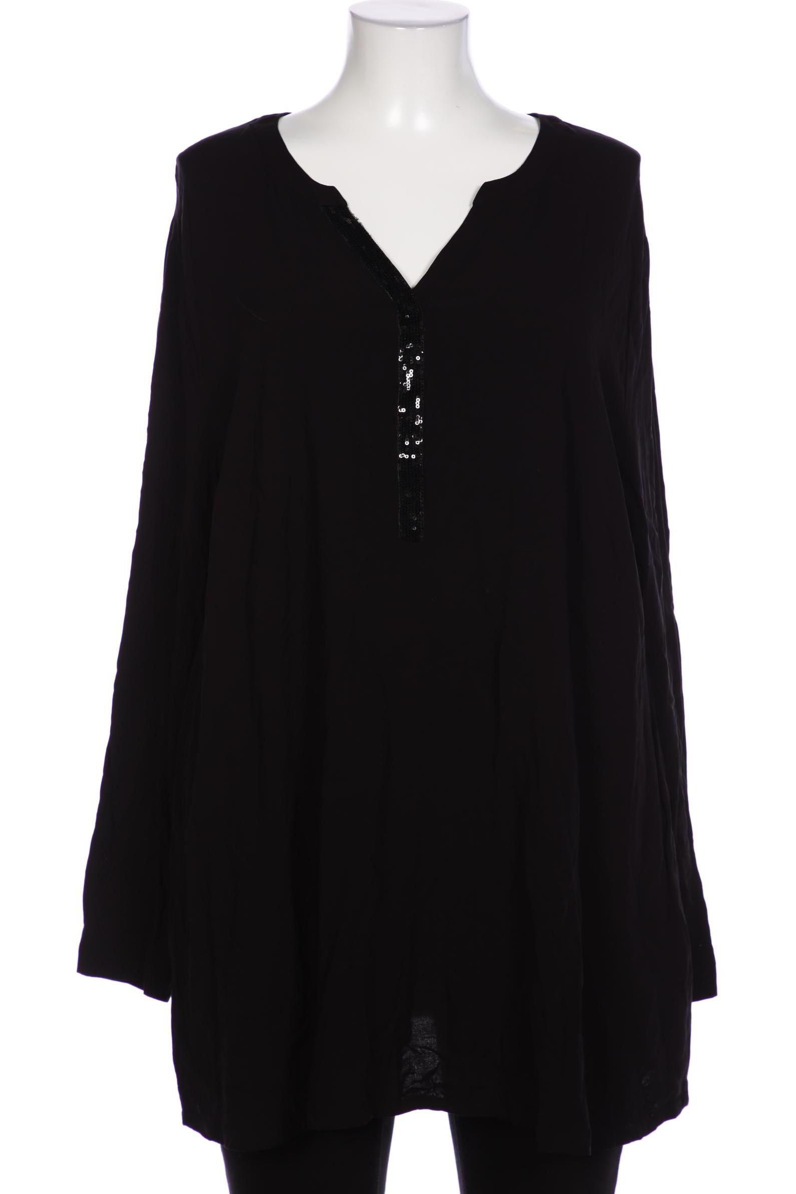 

sheego Damen Bluse, schwarz, Gr. 52