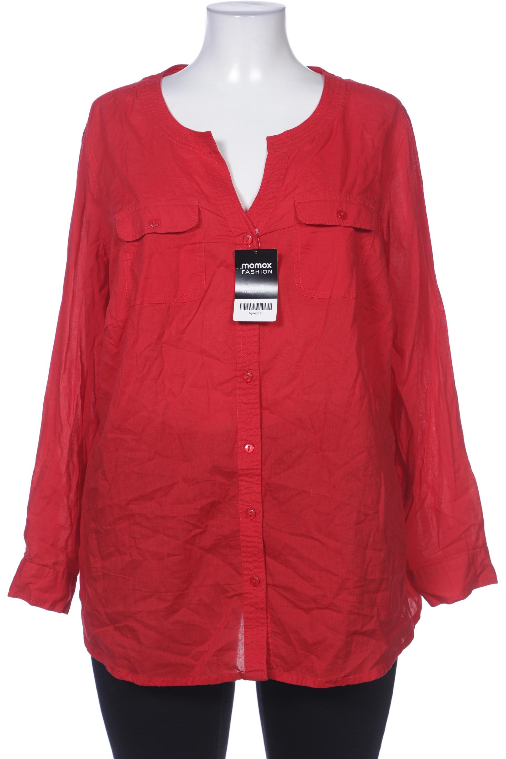 

sheego Damen Bluse, rot, Gr. 48