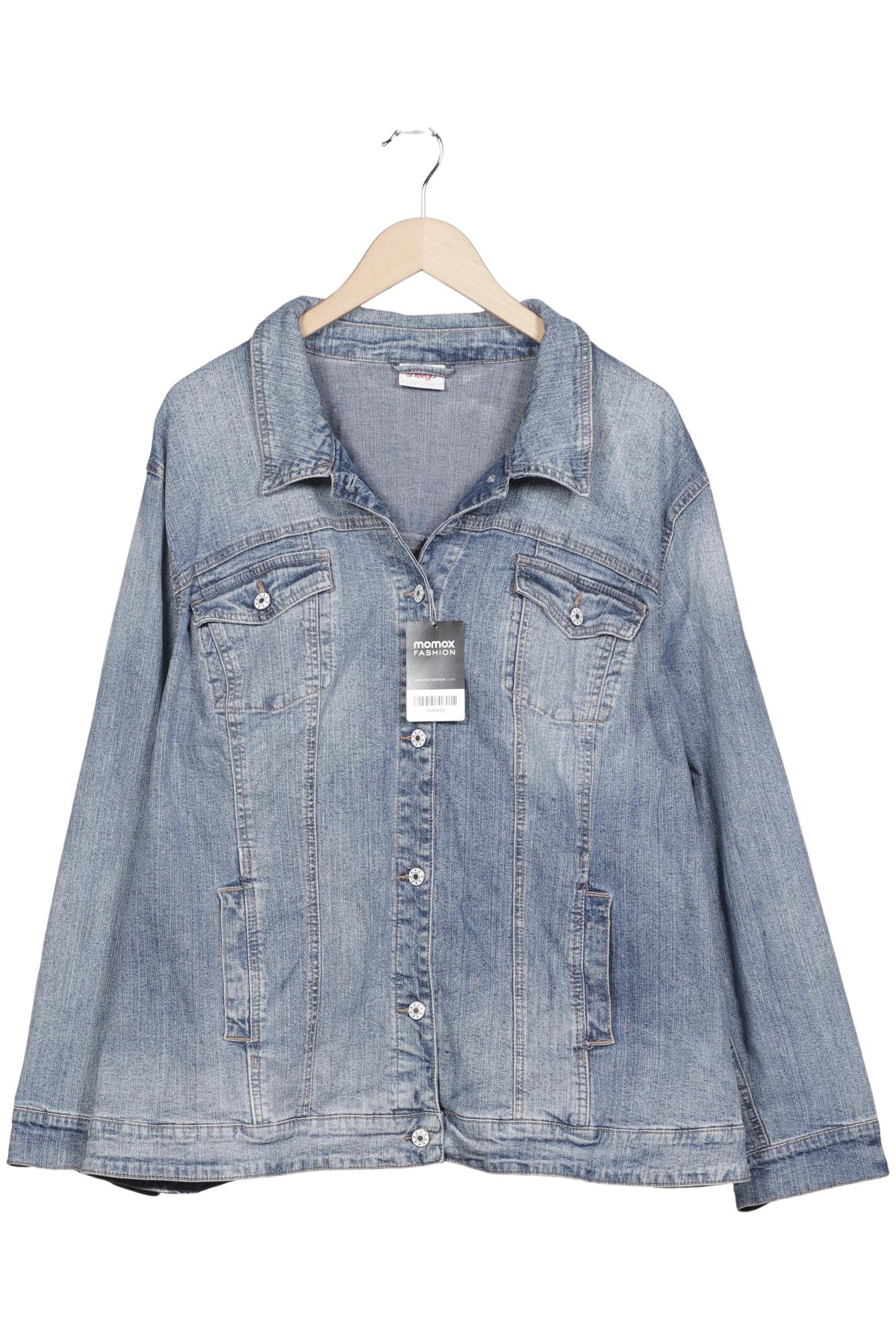 

sheego Damen Jacke, hellblau, Gr. 58