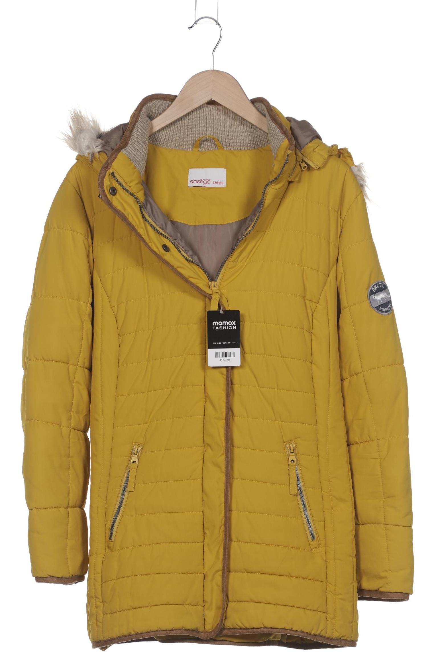 

sheego Damen Jacke, gelb, Gr. 48