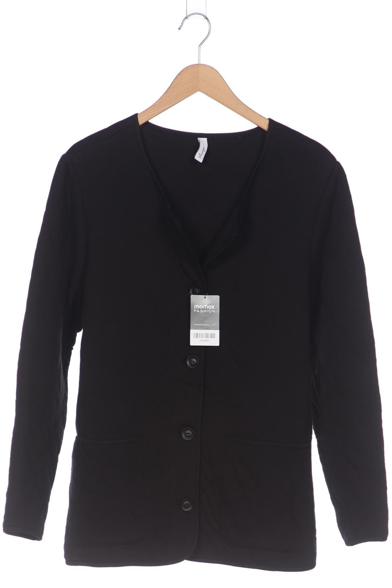 

sheego Damen Jacke, schwarz, Gr. 44