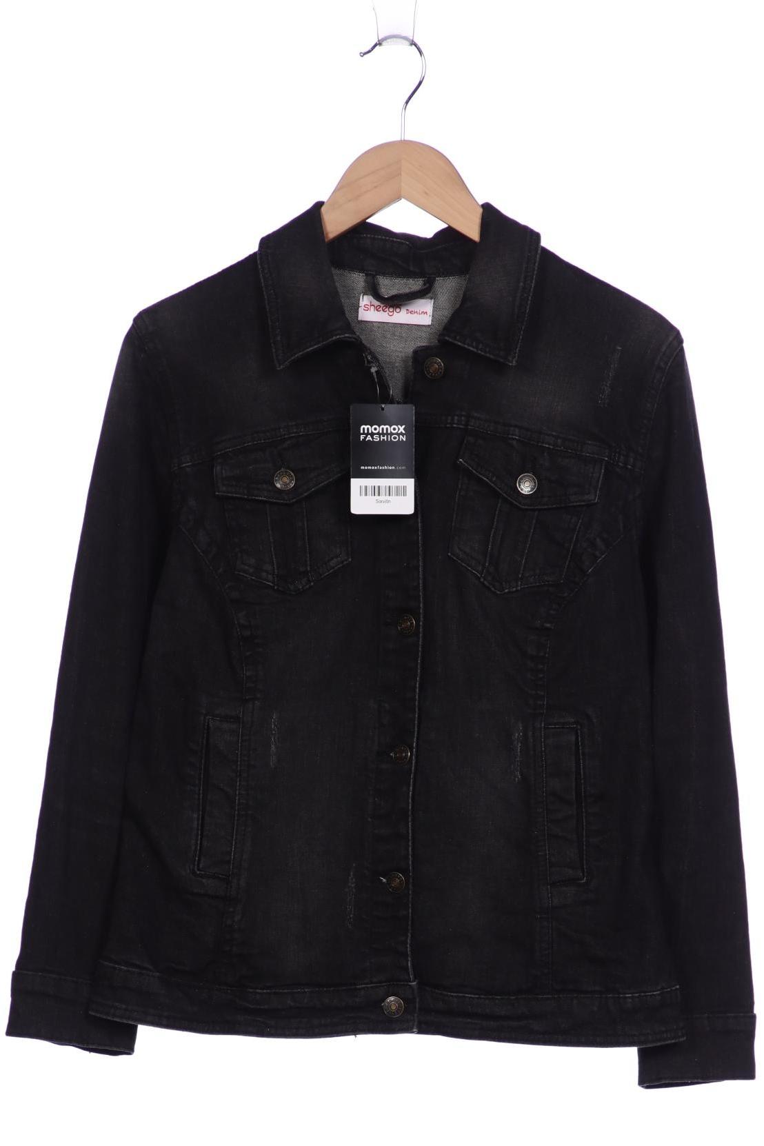 

sheego Damen Jacke, schwarz, Gr. 42
