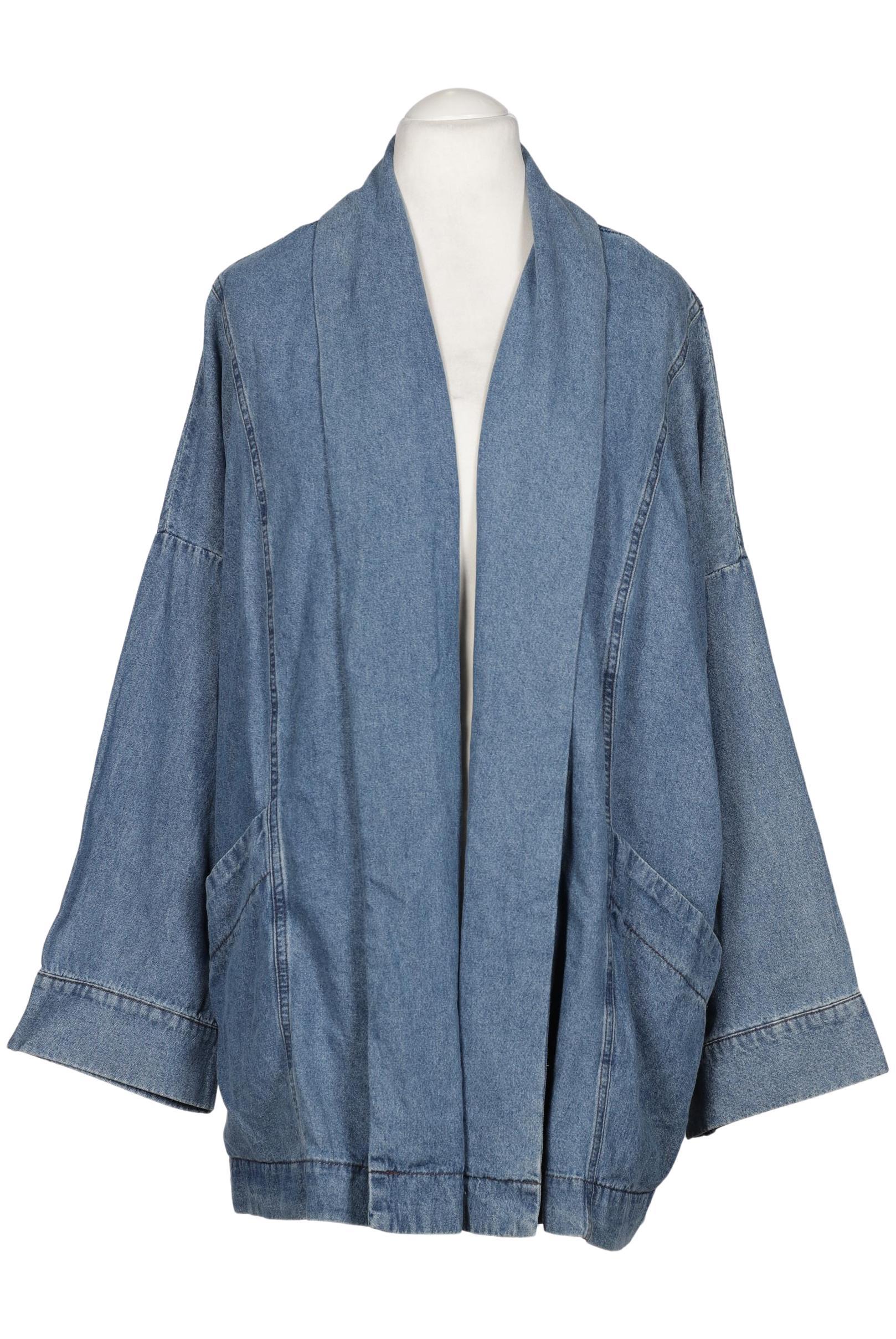 

sheego Damen Jacke, blau, Gr. 52