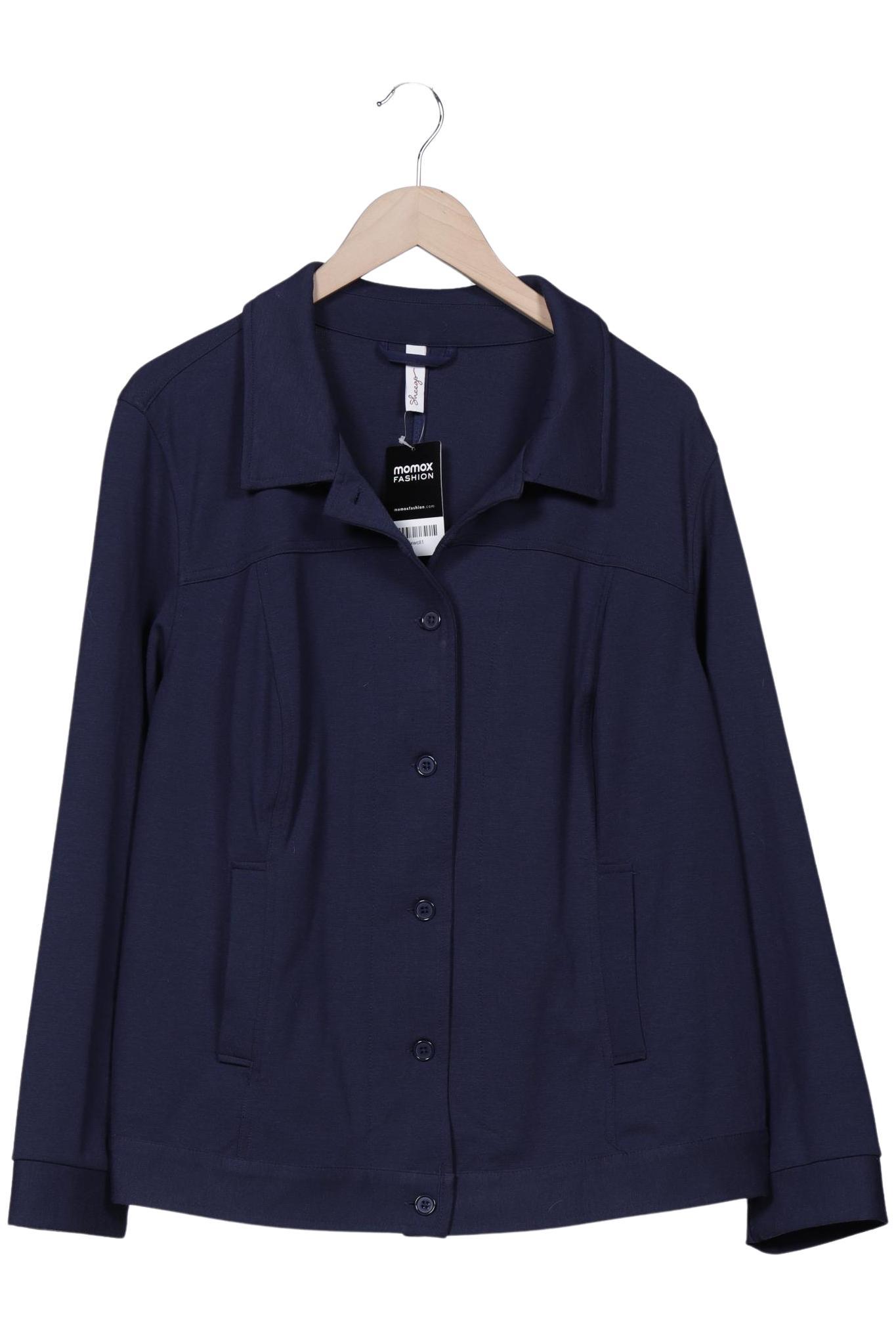 

sheego Damen Jacke, marineblau, Gr. 48