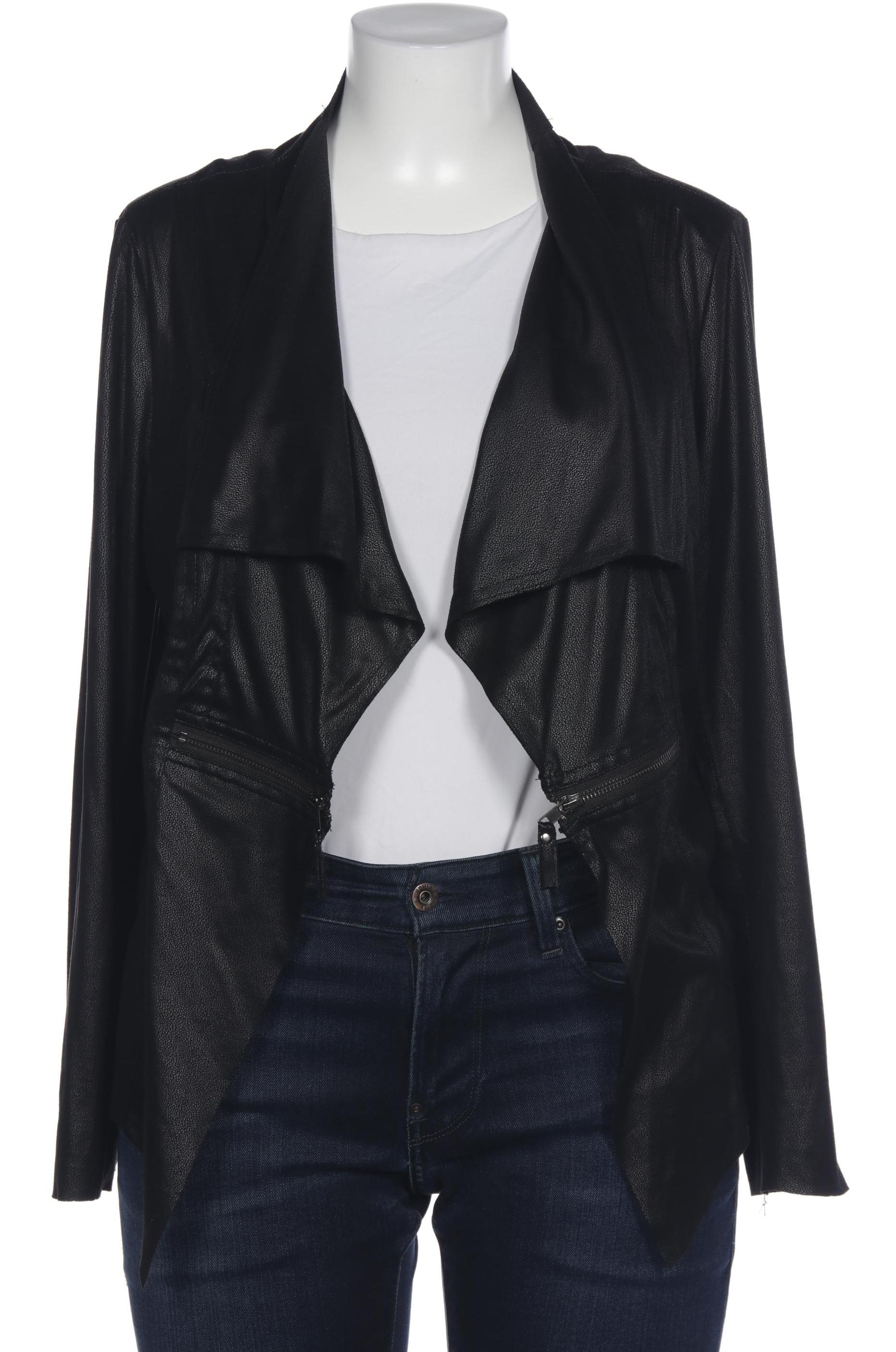 

sheego Damen Jacke, schwarz, Gr. 44