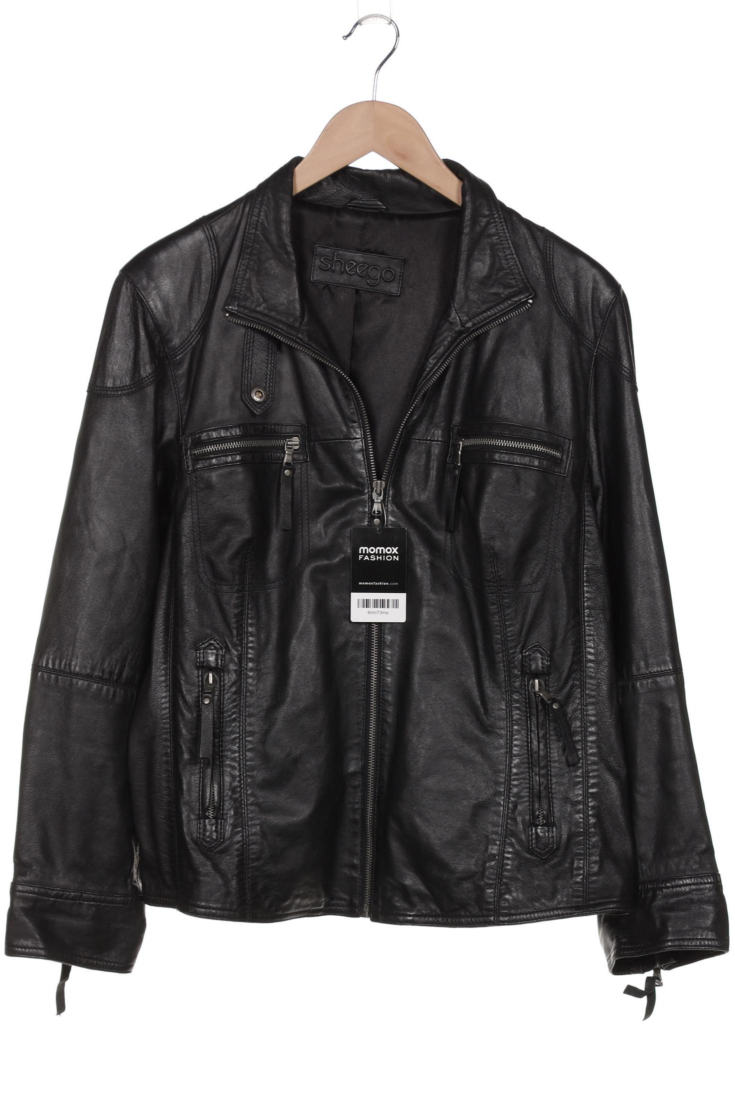 

sheego Damen Jacke, schwarz, Gr. 46