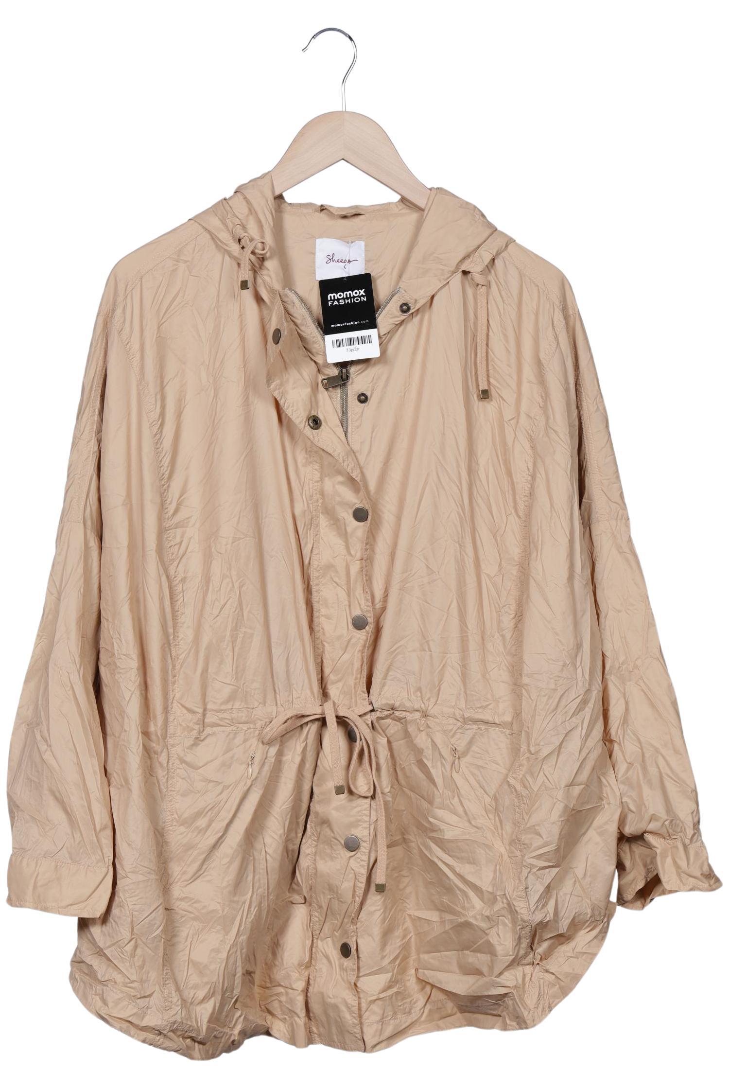 

sheego Damen Jacke, beige, Gr. 52
