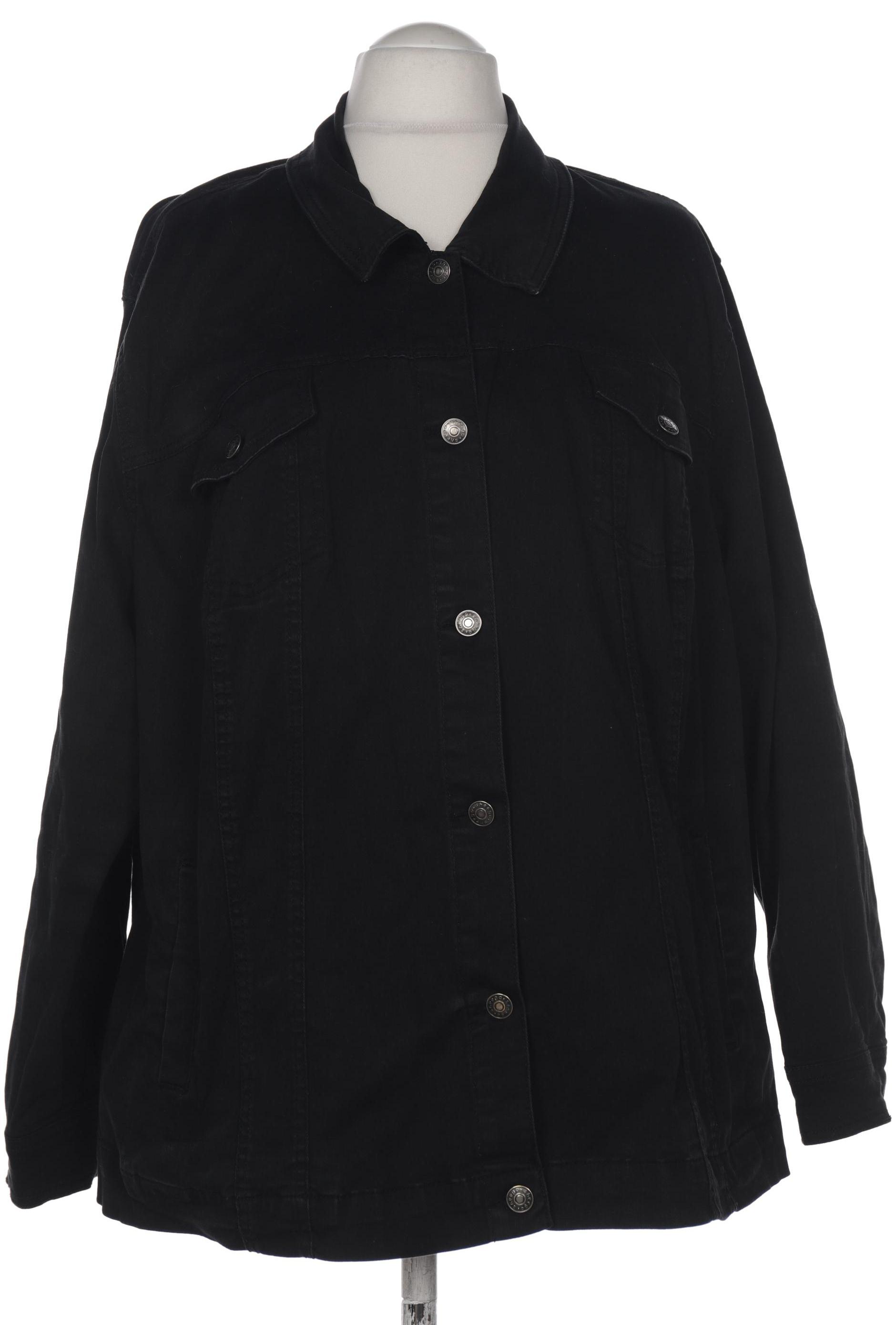 

sheego Damen Jacke, schwarz, Gr. 58