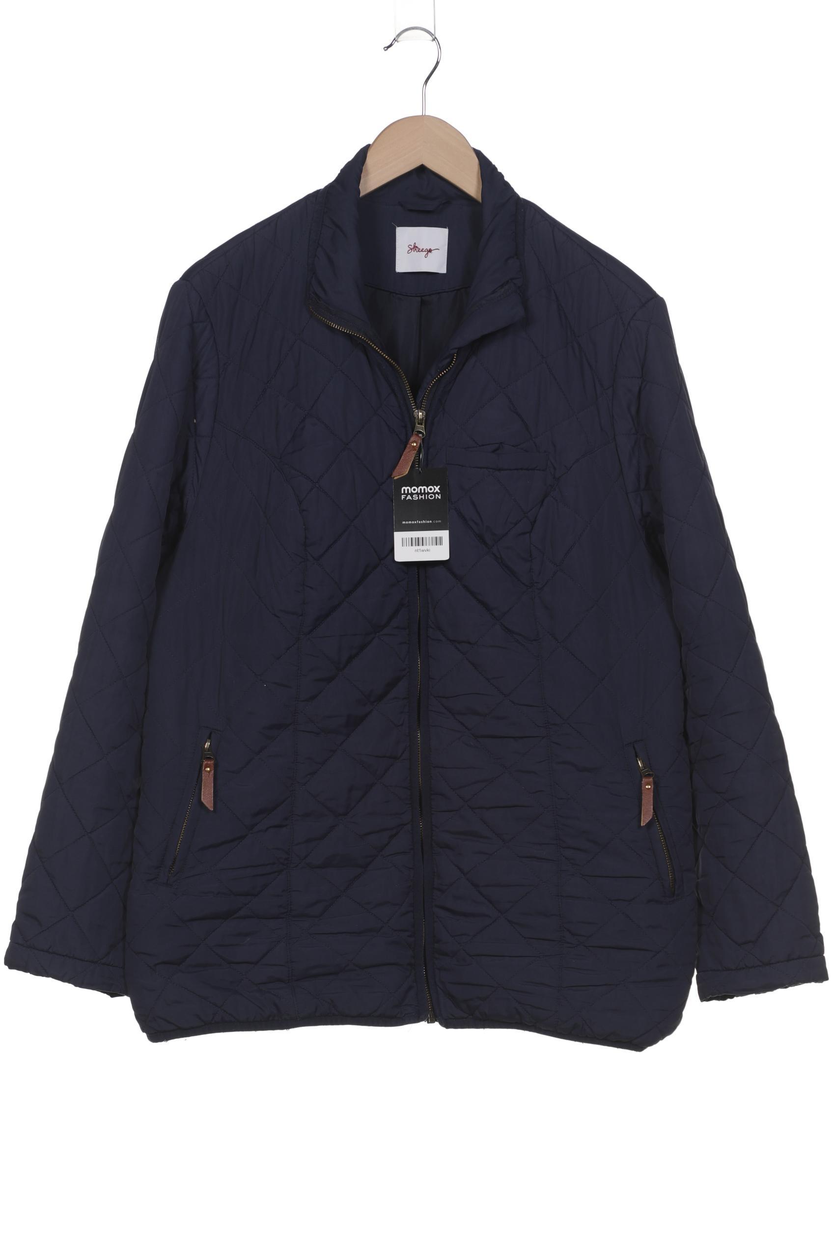 

sheego Damen Jacke, marineblau, Gr. 44