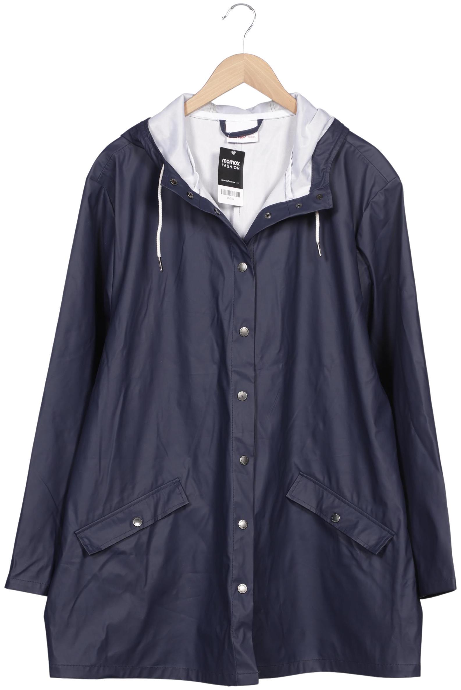 

sheego Damen Jacke, marineblau, Gr. 52