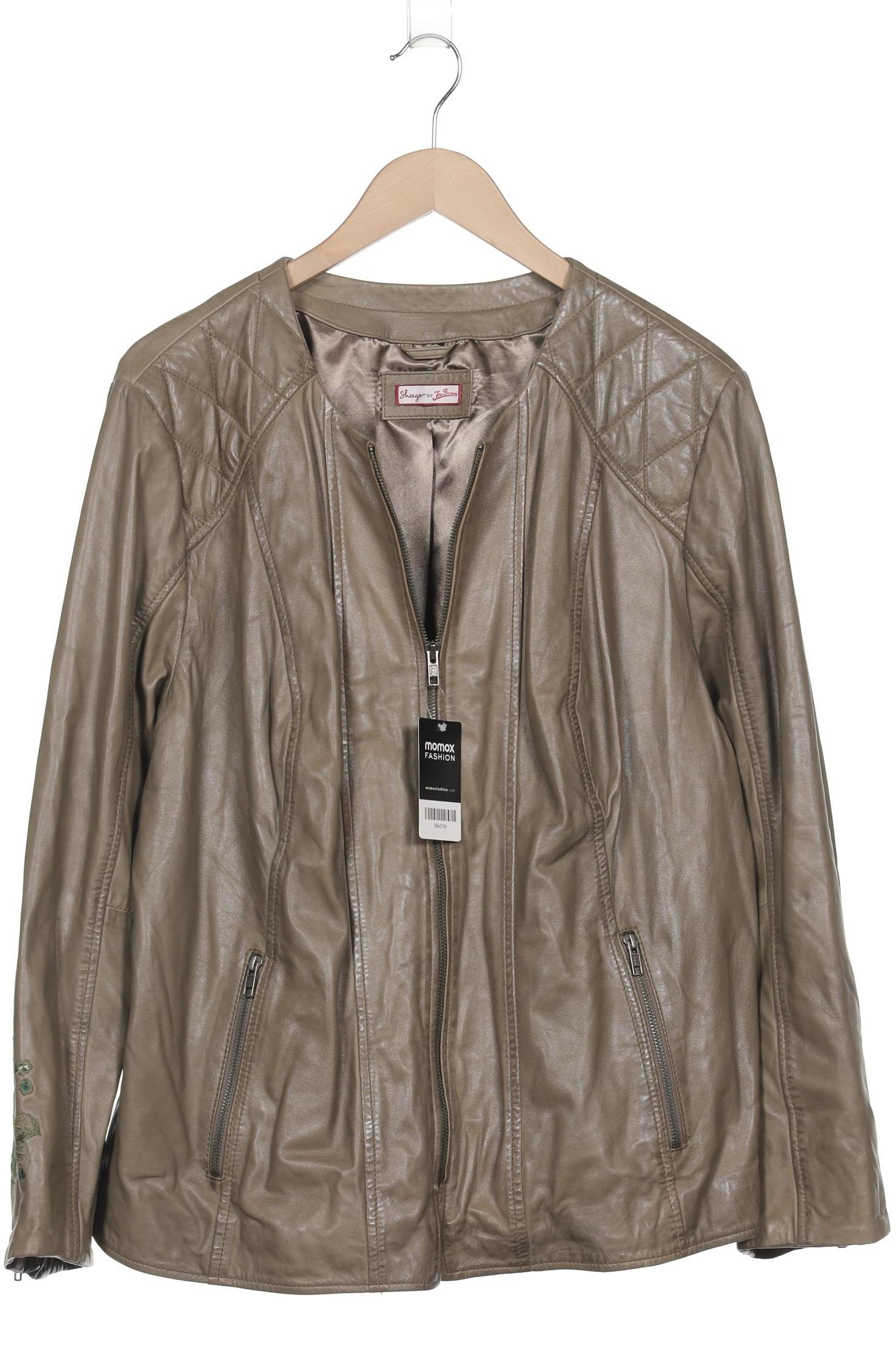 

sheego Damen Jacke, braun, Gr. 50