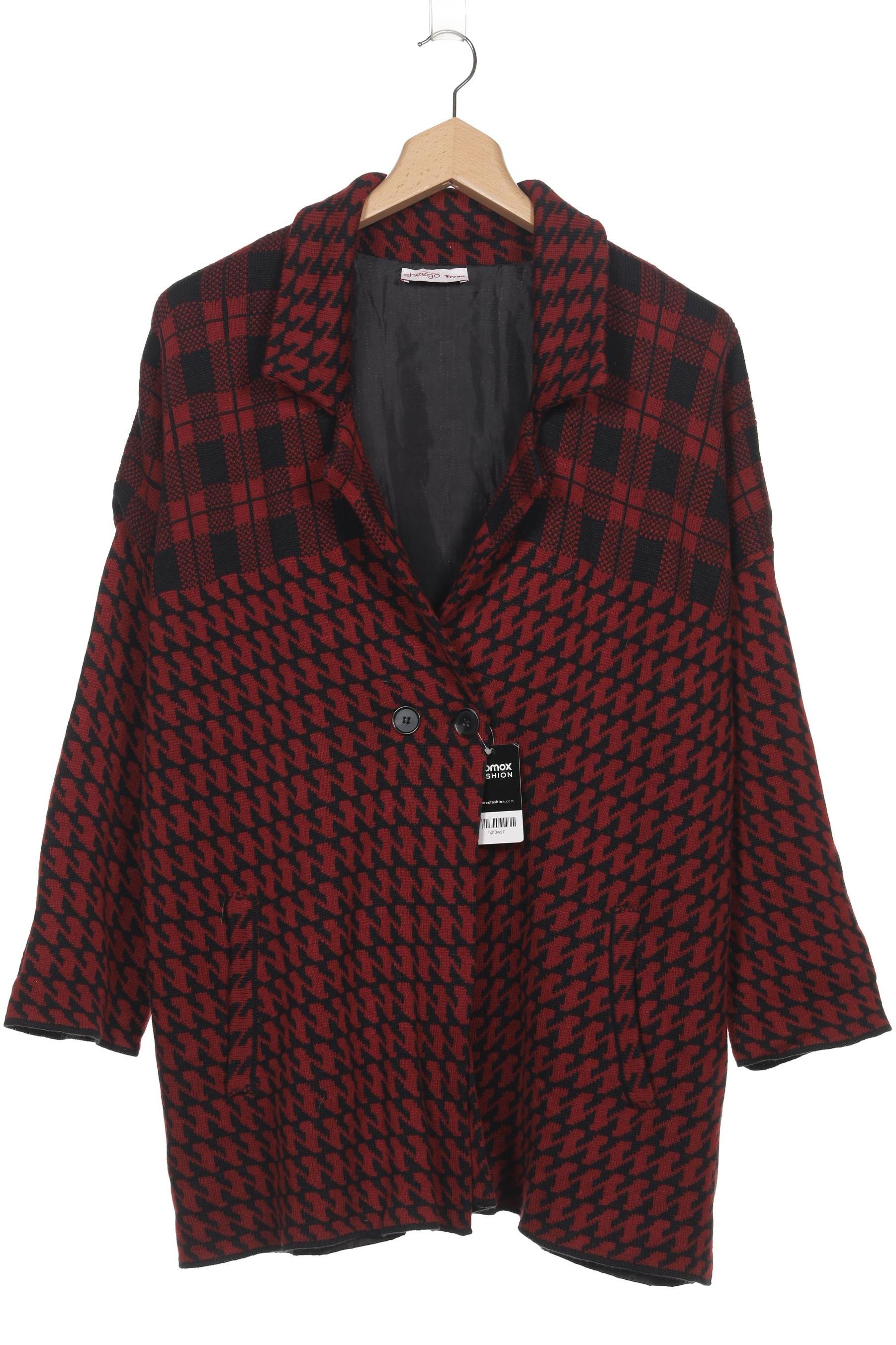 

sheego Damen Jacke, bordeaux, Gr. 50