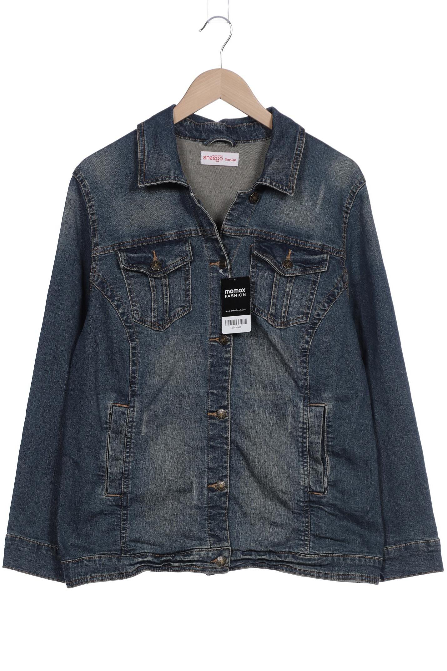 

sheego Damen Jacke, marineblau, Gr. 48