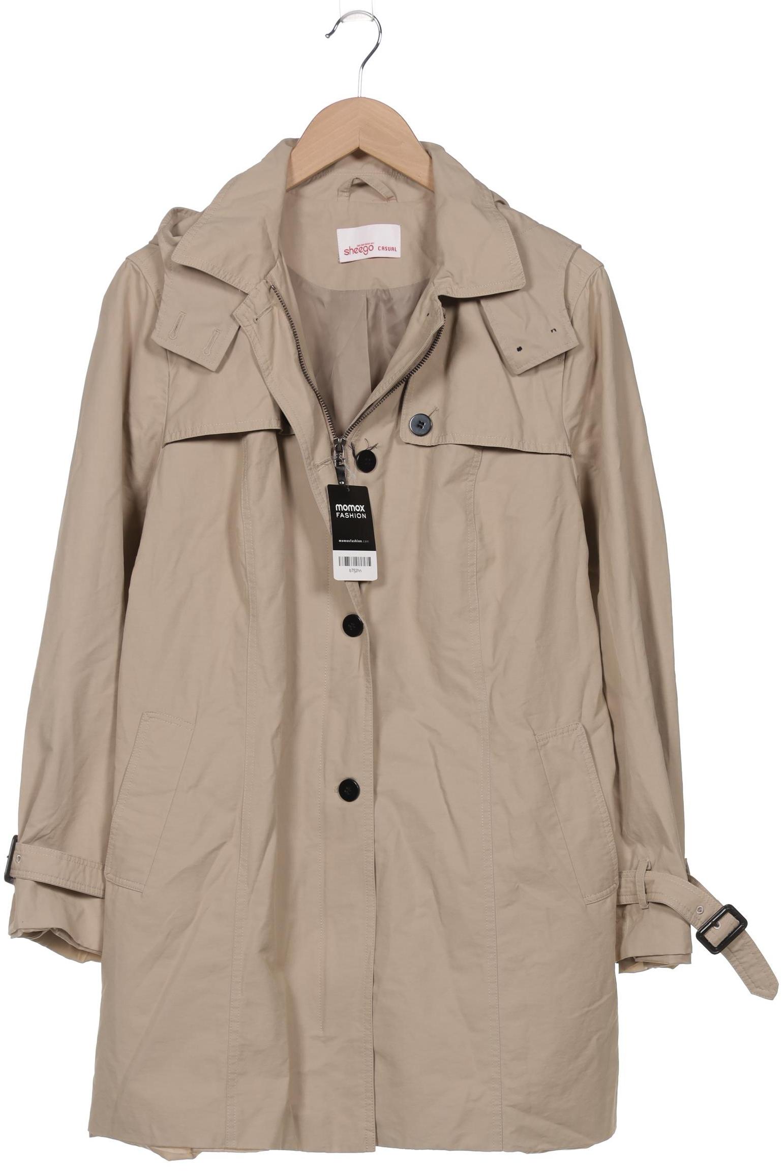 

sheego Damen Jacke, beige, Gr. 44