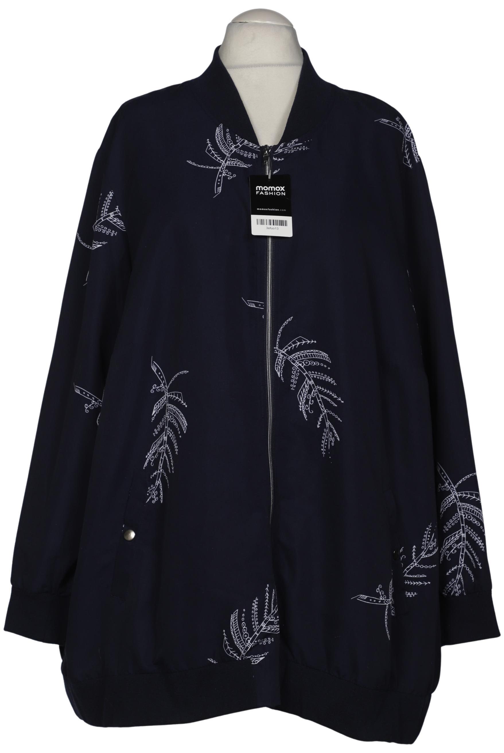 

sheego Damen Jacke, marineblau, Gr. 58