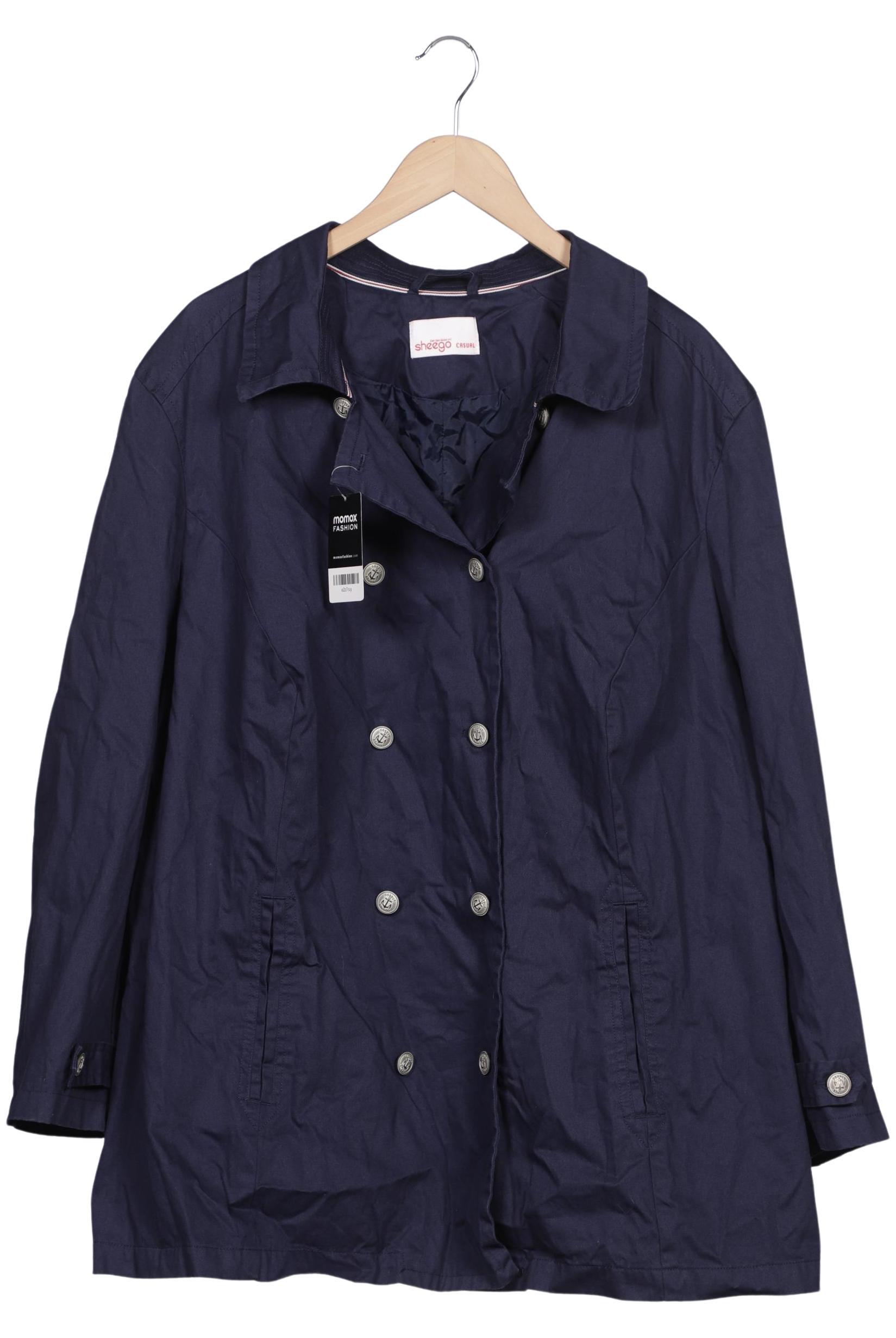 

sheego Damen Jacke, marineblau, Gr. 56