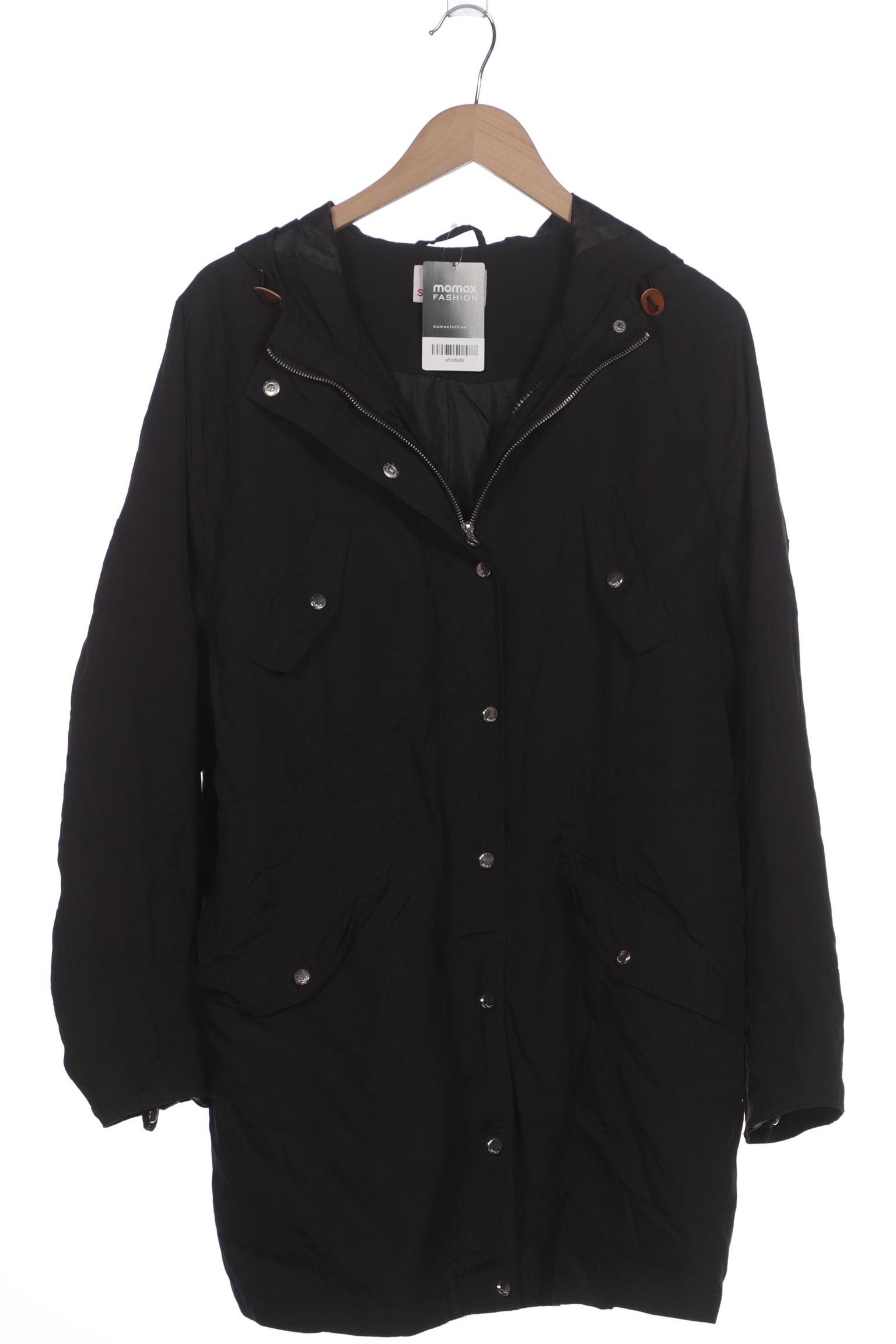 

sheego Damen Jacke, schwarz, Gr. 48