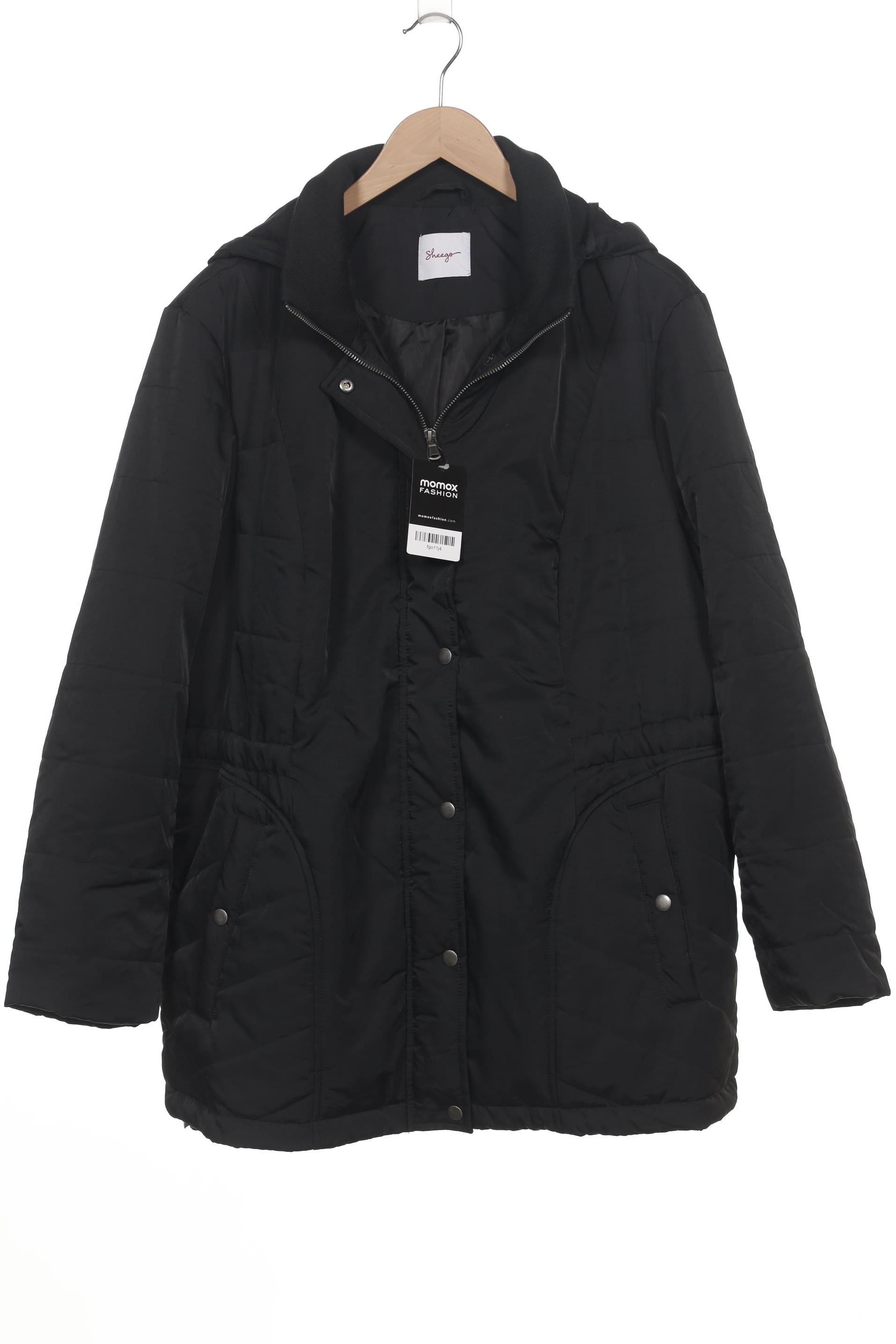 

sheego Damen Jacke, schwarz, Gr. 48