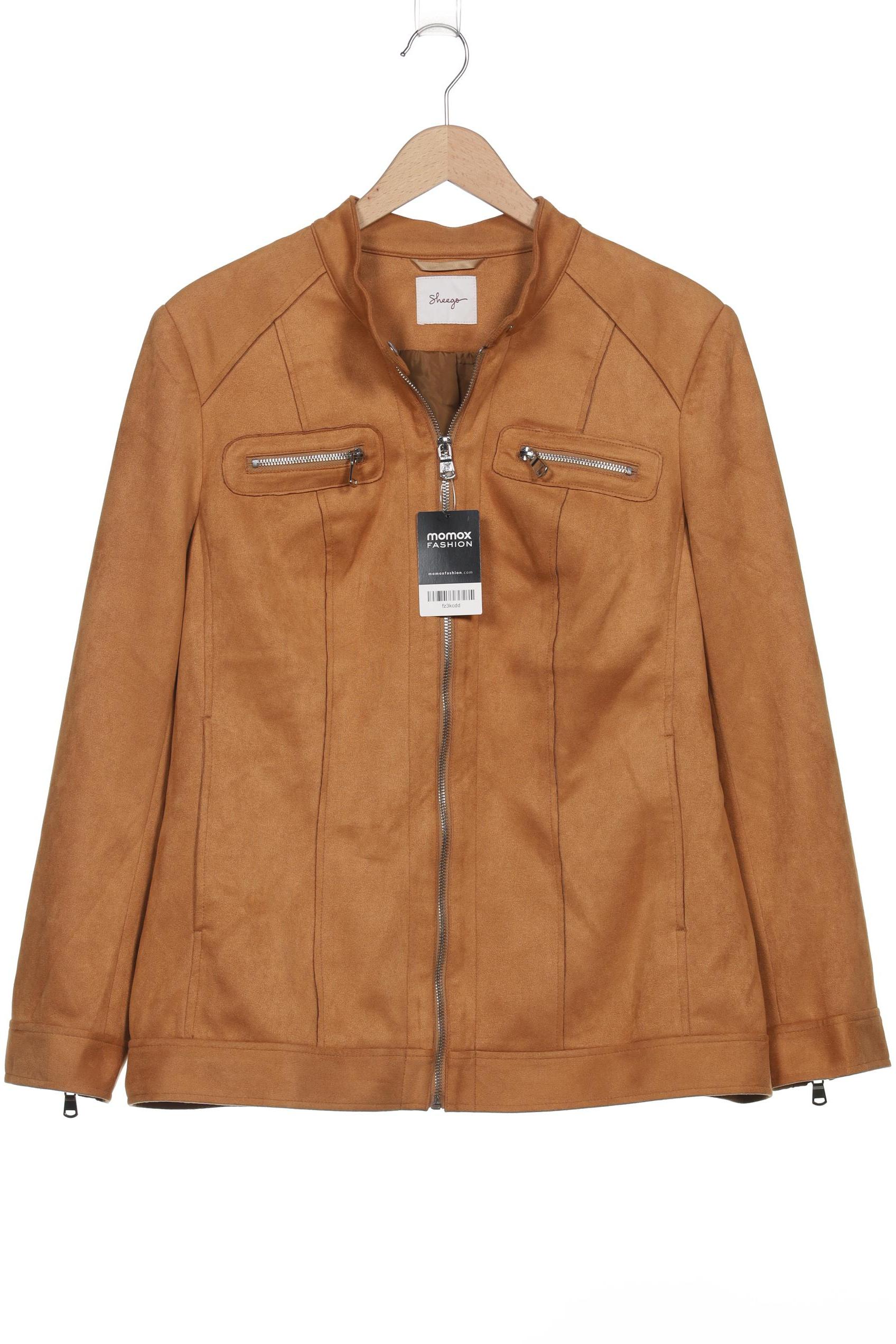 

sheego Damen Jacke, braun, Gr. 46