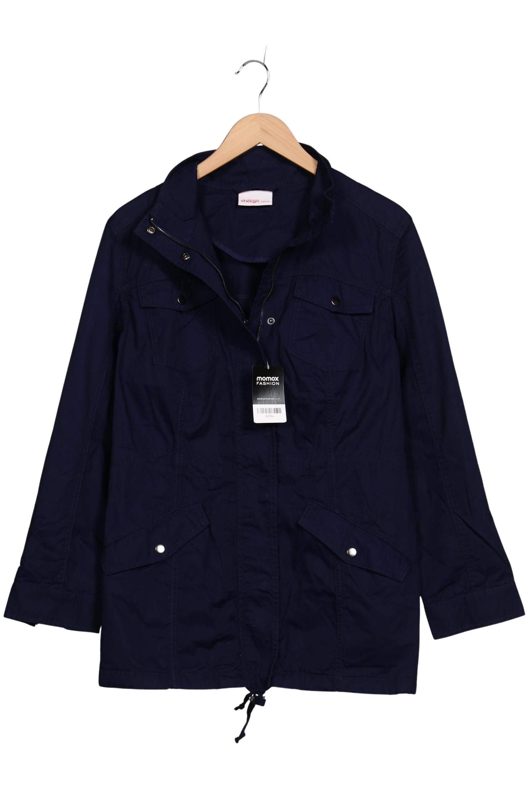 

sheego Damen Jacke, marineblau, Gr. 46
