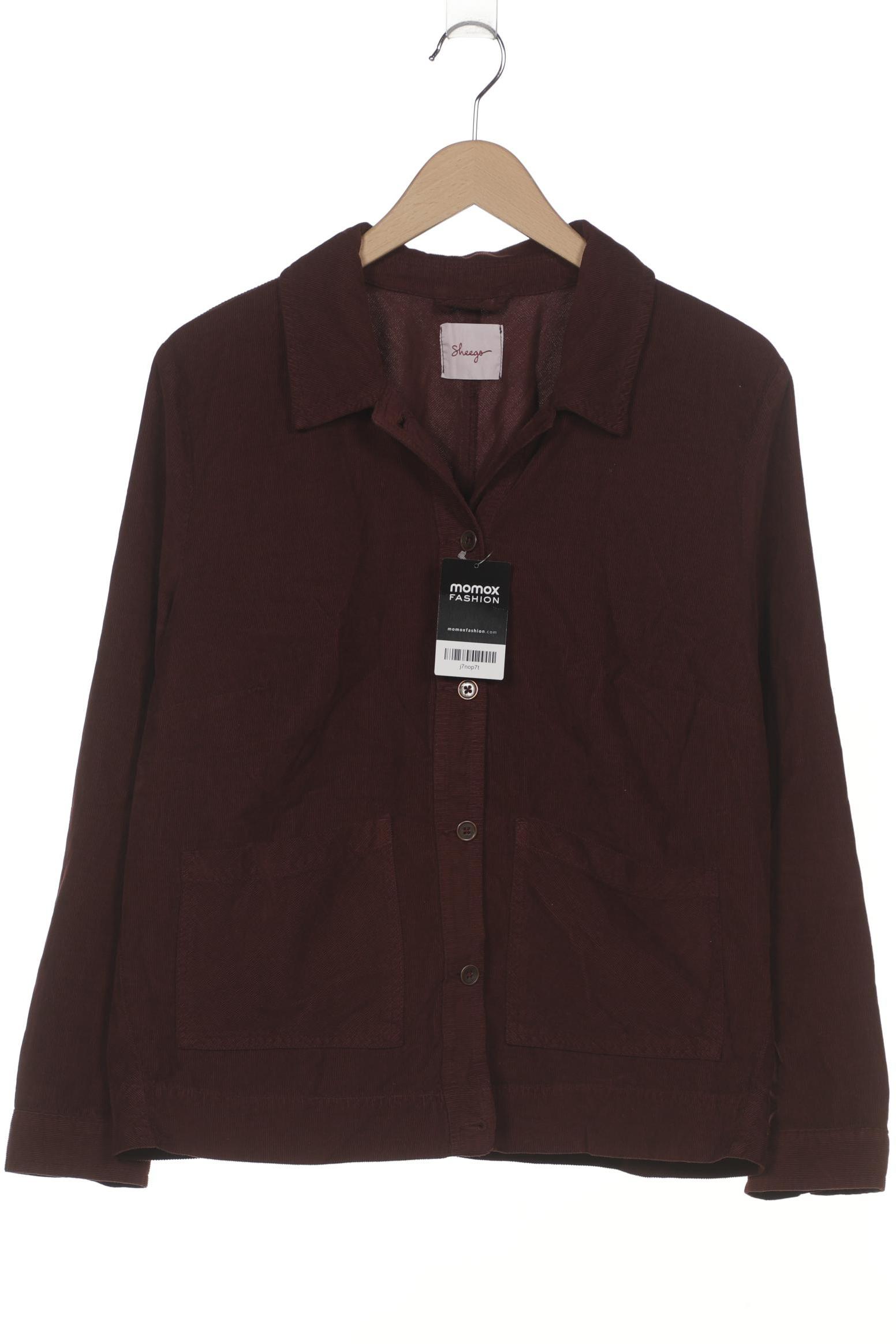 

sheego Damen Jacke, bordeaux, Gr. 46