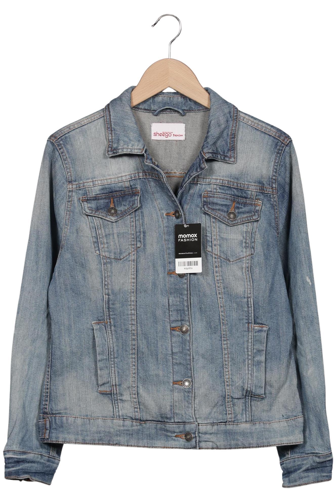 

sheego Damen Jacke, hellblau, Gr. 40