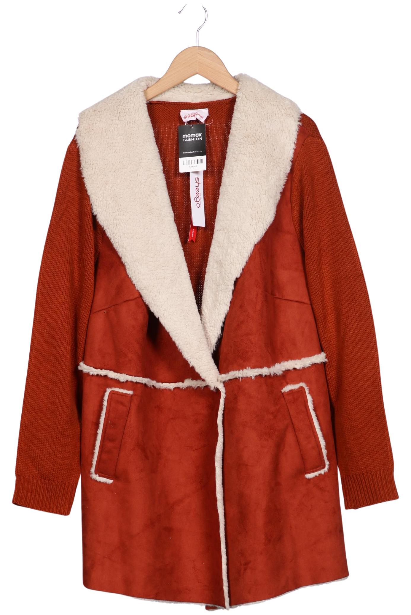 

sheego Damen Jacke, braun, Gr. 52