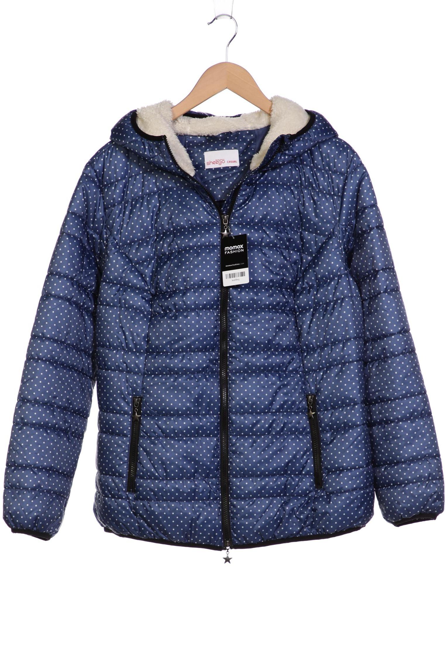 

sheego Damen Jacke, marineblau, Gr. 46