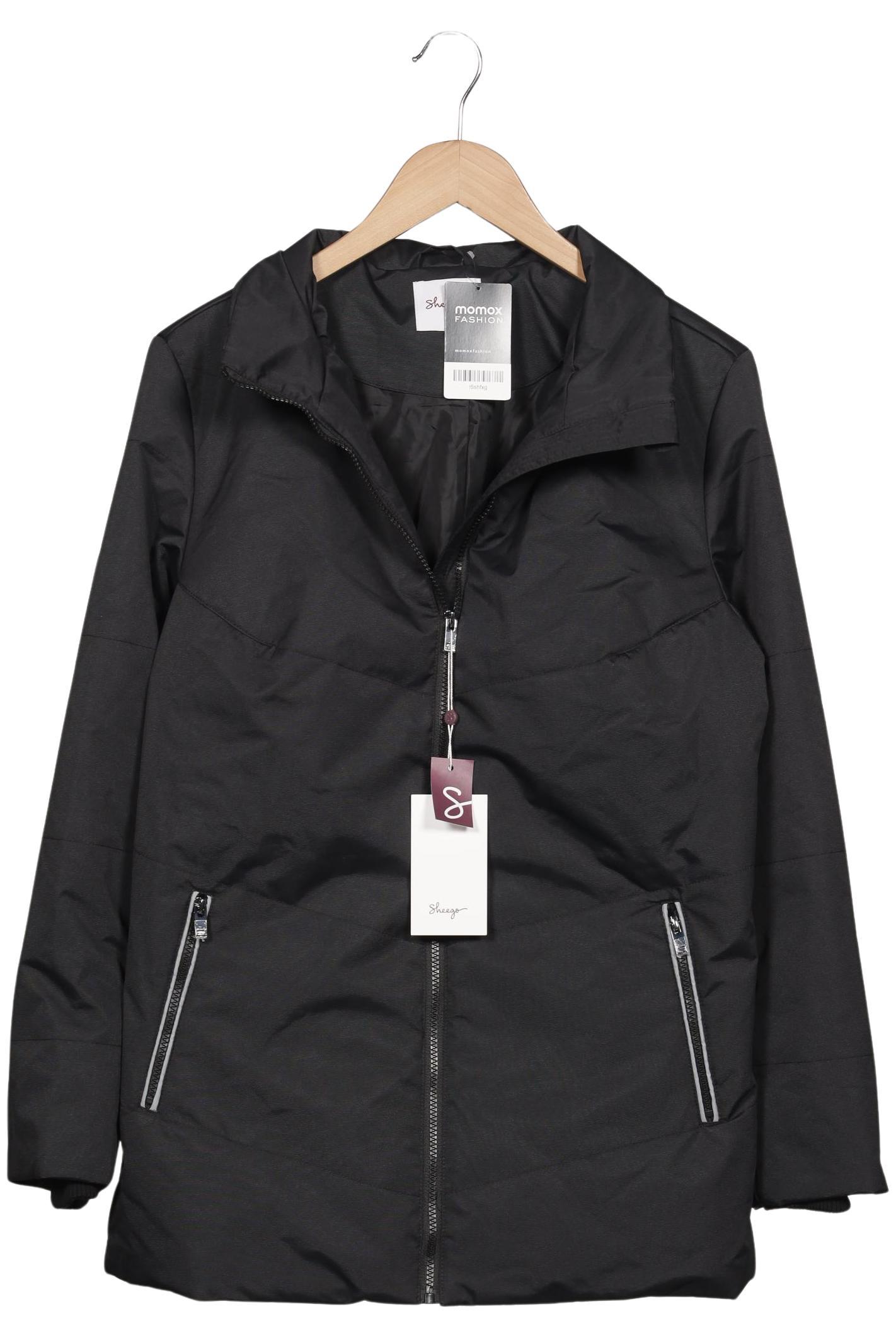 

sheego Damen Jacke, schwarz, Gr. 40