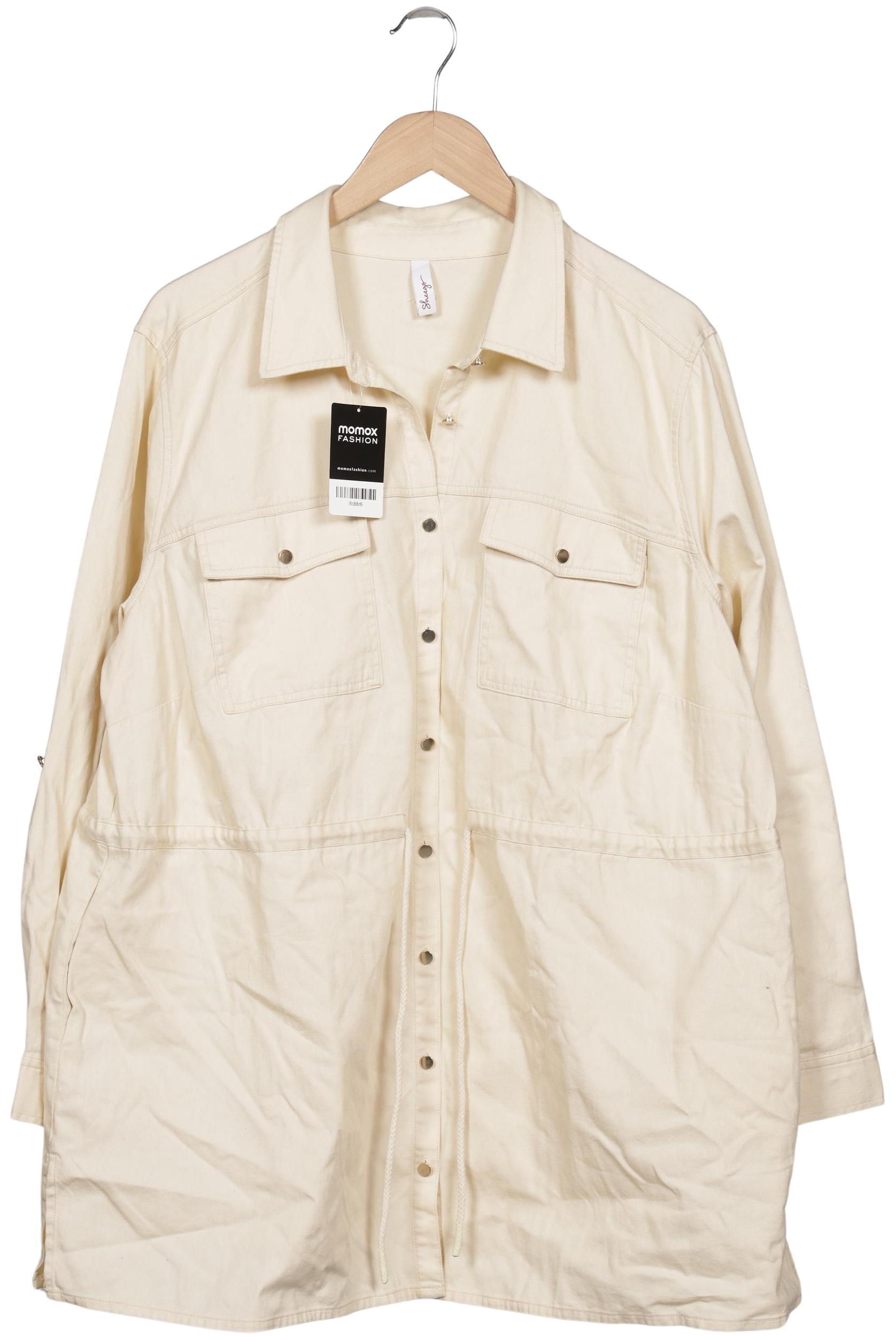 

sheego Damen Jacke, cremeweiß, Gr. 50