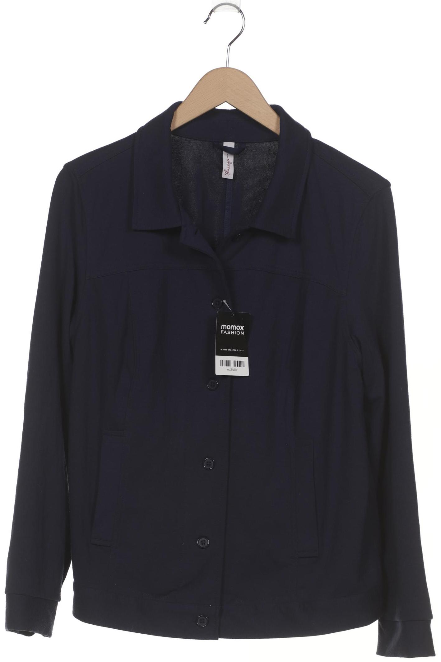 

sheego Damen Jacke, marineblau, Gr. 46
