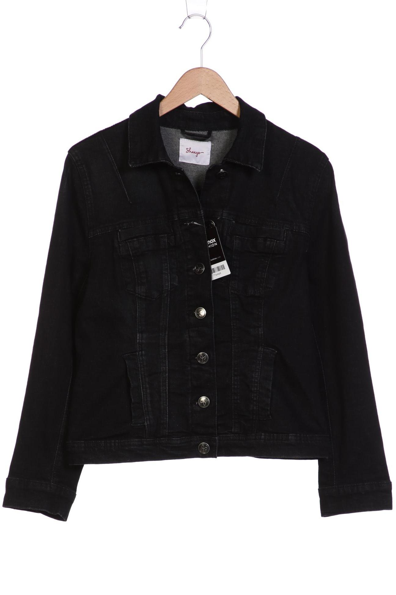 

sheego Damen Jacke, schwarz